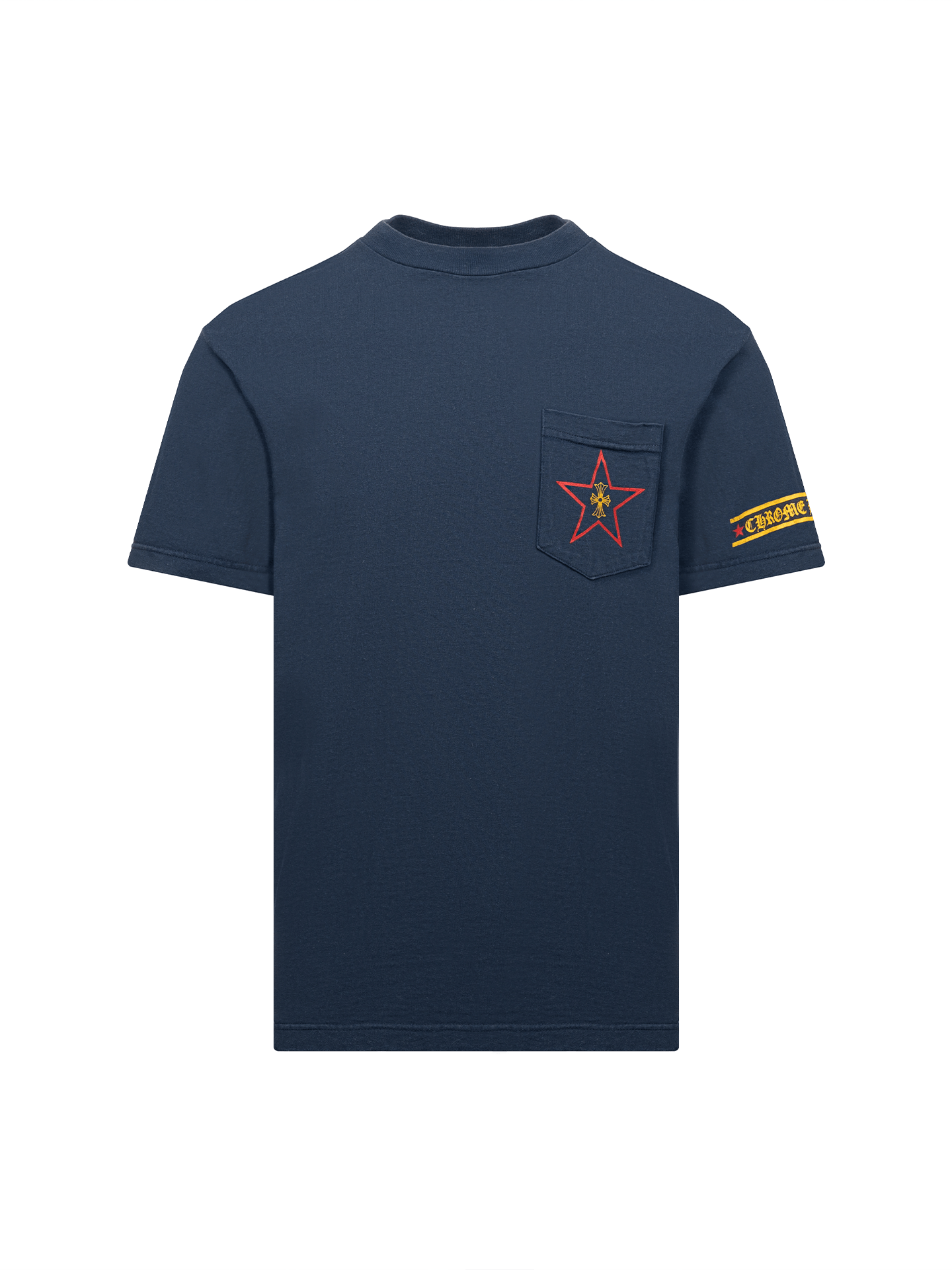 【CHROME HEARTS】CH Logo Tee Blue Chrome Hearts Blue Scroll Tee | SHENGLI ROAD MARKET