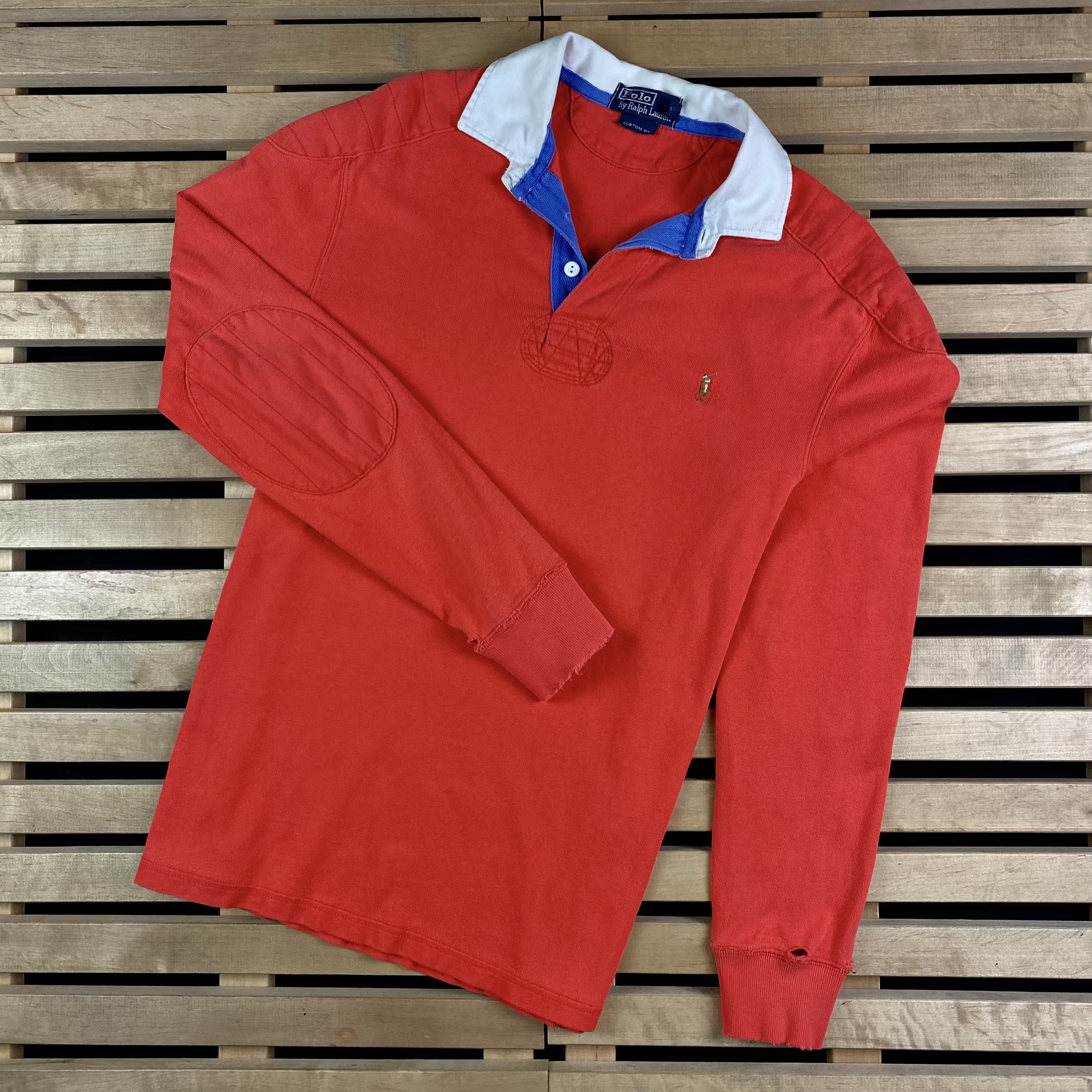 Polo Ralph Lauren × Ralph Lauren × Vintage Mens Rugby Sweatshirt Polo Ralph Lauren Vintage Size M Size US M / EU 48-50 / 2 - 1 Thumbnail