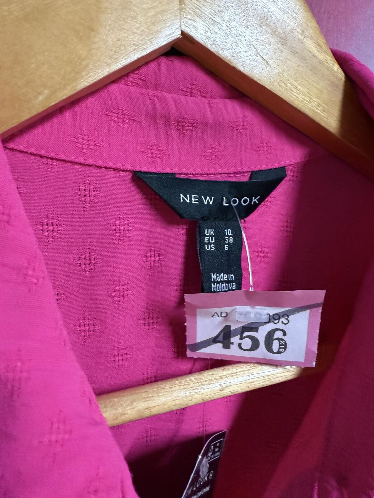Other New Look bright pink short sleeve summer dress Size M / US 6-8 / IT 42-44 - 2 Thumbnail