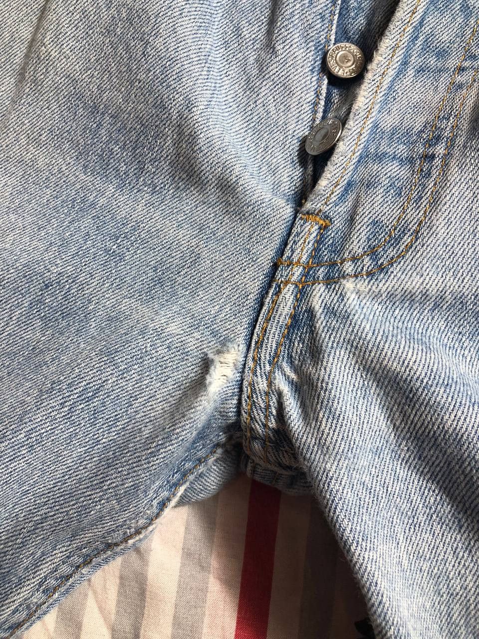 Levi's Vintage 90s Levi’s 501 Boot Cut Made in USA Size US 32 / EU 48 - 15 Thumbnail