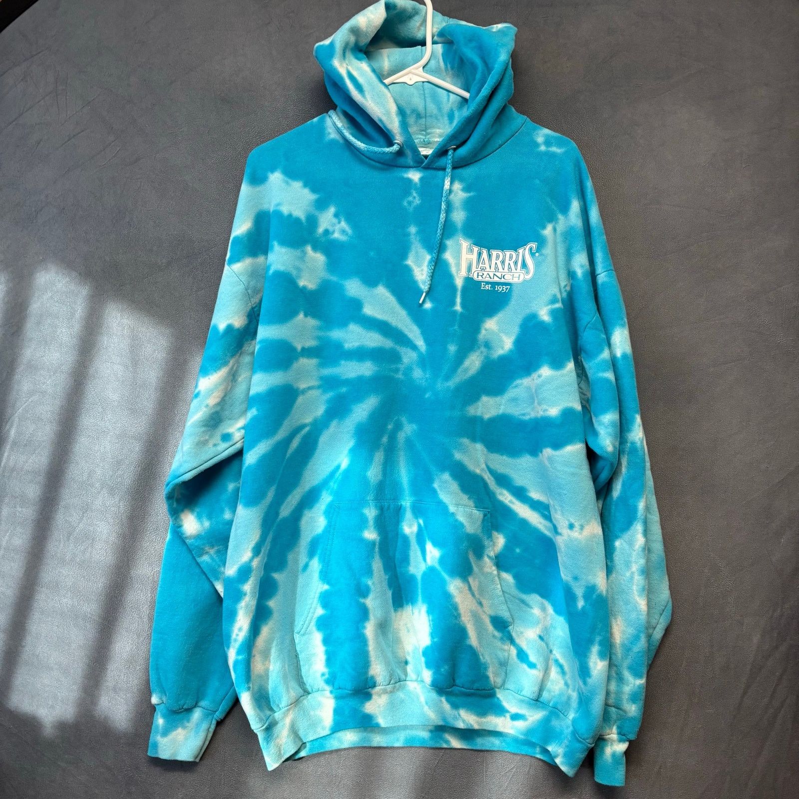 Port & Company Port Company Tie Dye Harris Ranch Hoodie XL Blue Streetwear Size US XL / EU 56 / 4 - 2 Thumbnail