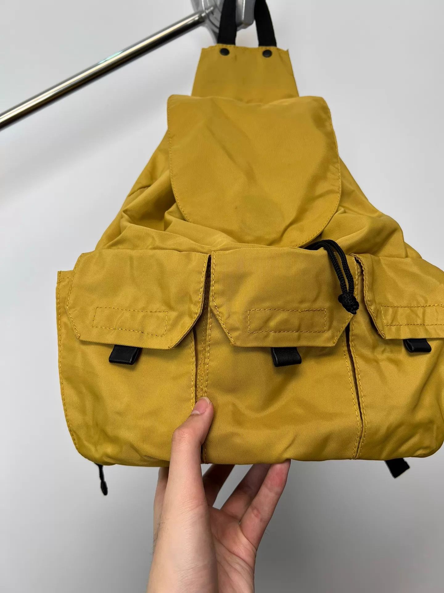 Yohji Yamamoto Yohji Yamamoto Egg Yolk Colorblock 3pkt Backpack Size ONE SIZE - 3 Thumbnail