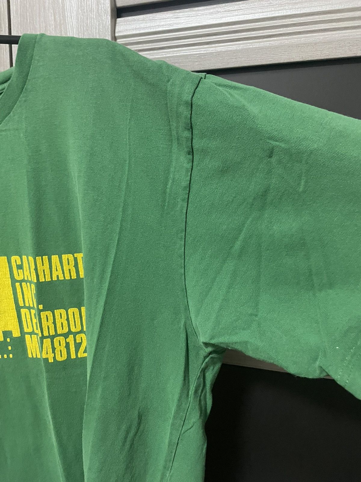 Carhartt × Vintage Vintage 00s Carhartt Dearborn Graphic T Shirt Heavyweight Size US XXL / EU 58 / 5 - 3 Thumbnail