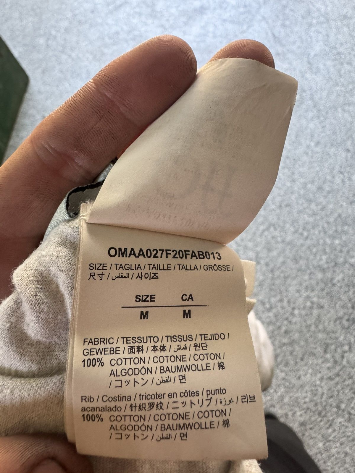 Off-White Off-White Gray Tee Size US M / EU 48-50 / 2 - 5 Thumbnail