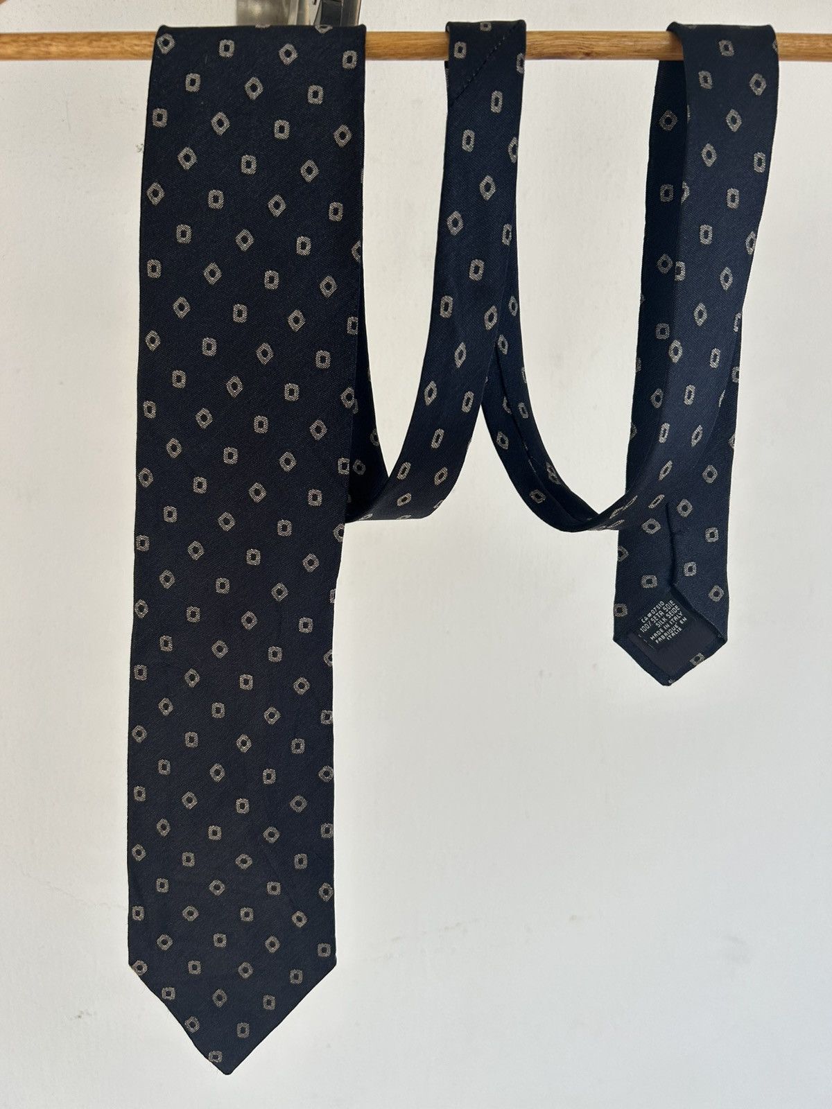 Armani Giorgio Armani Vintage Cravat Blue Size ONE SIZE - 1 Thumbnail