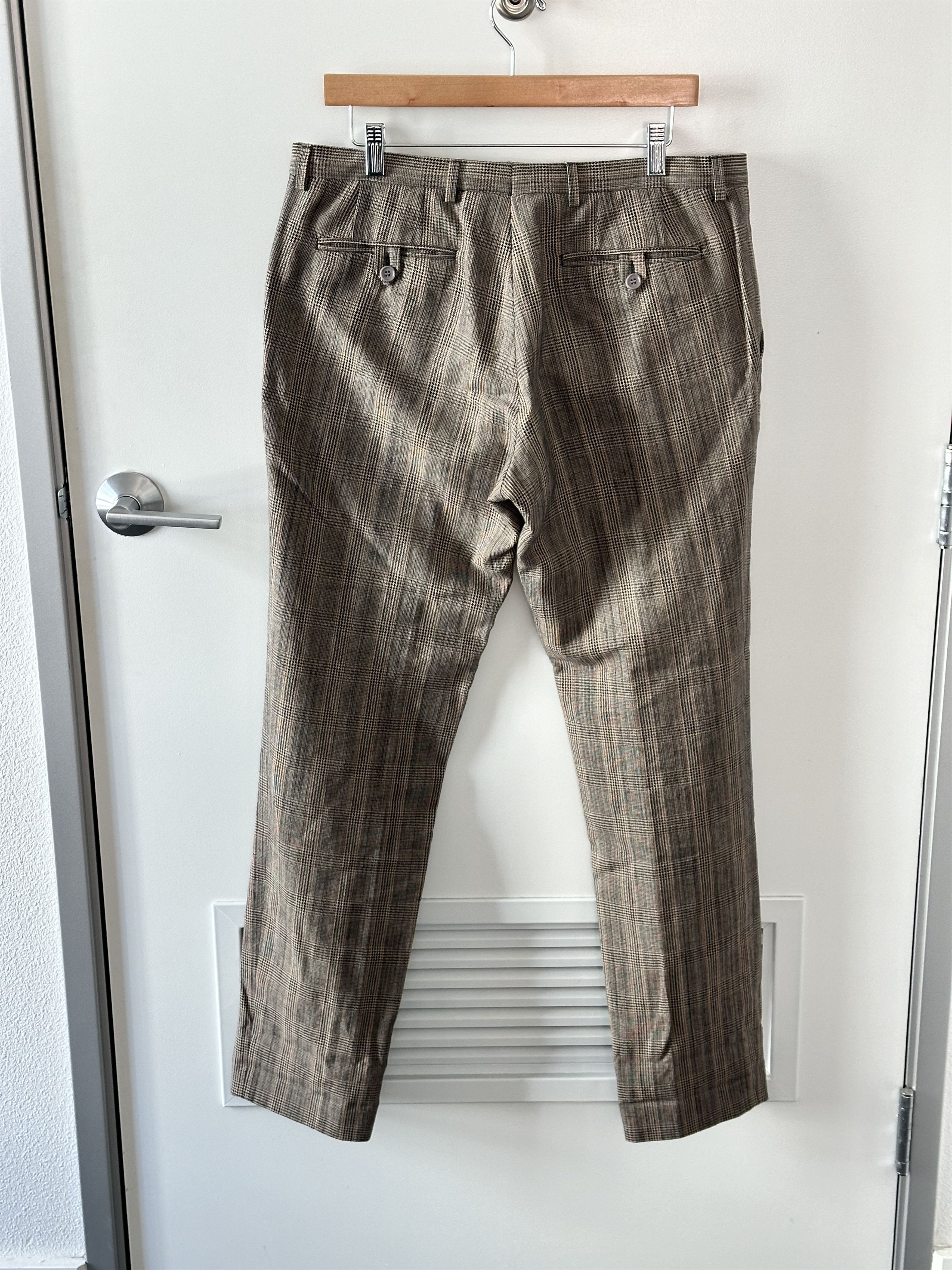 Dries Van Noten Plaid Pants Size US 34 / EU 50 - 2 Thumbnail