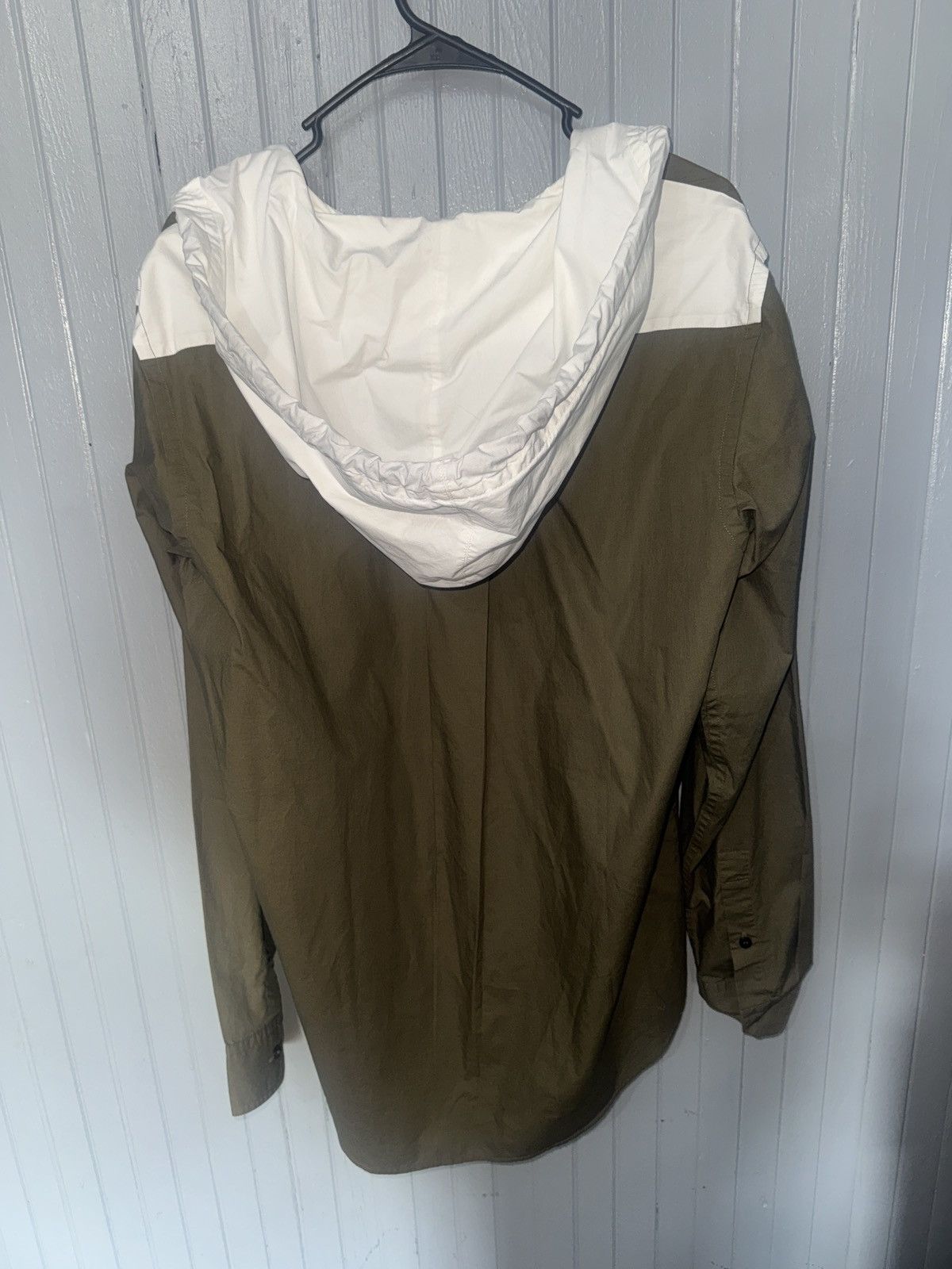 Marni Marni Hooded Shirt – Olive Green (Size 46) Size US L / EU 52-54 / 3 - 6 Thumbnail