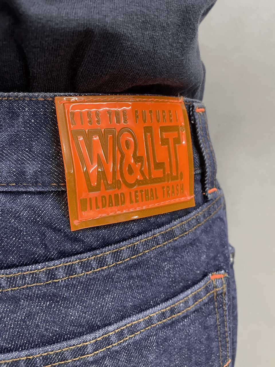 W&LT × Walter Van Beirendonck LIGHTENING DENIM PANTS Size US 32 / EU 48 - 4 Thumbnail