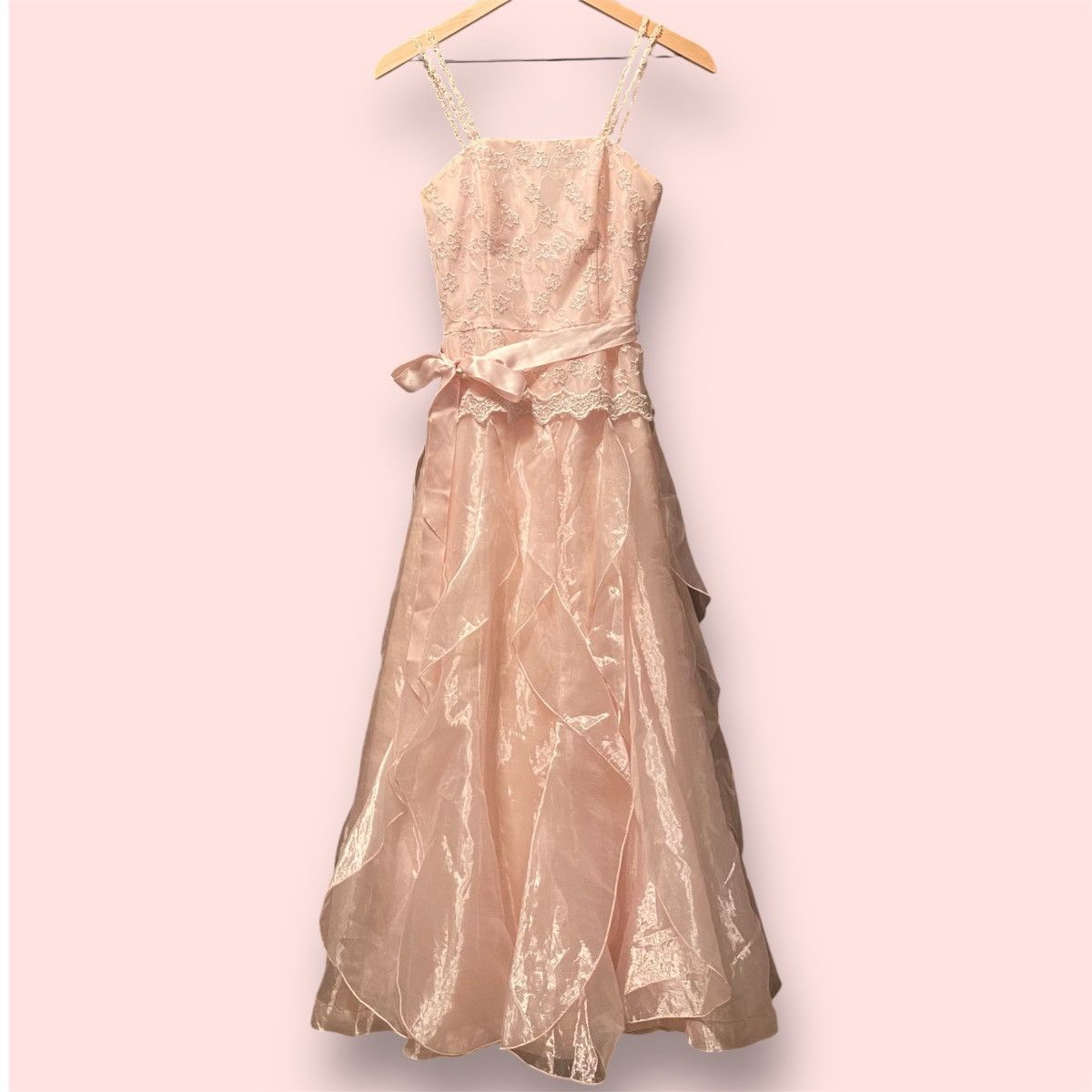 pink ladies fancy dress plus size Final Sale Plus Size One Shoulder Mesh Dress in Pink main image 0