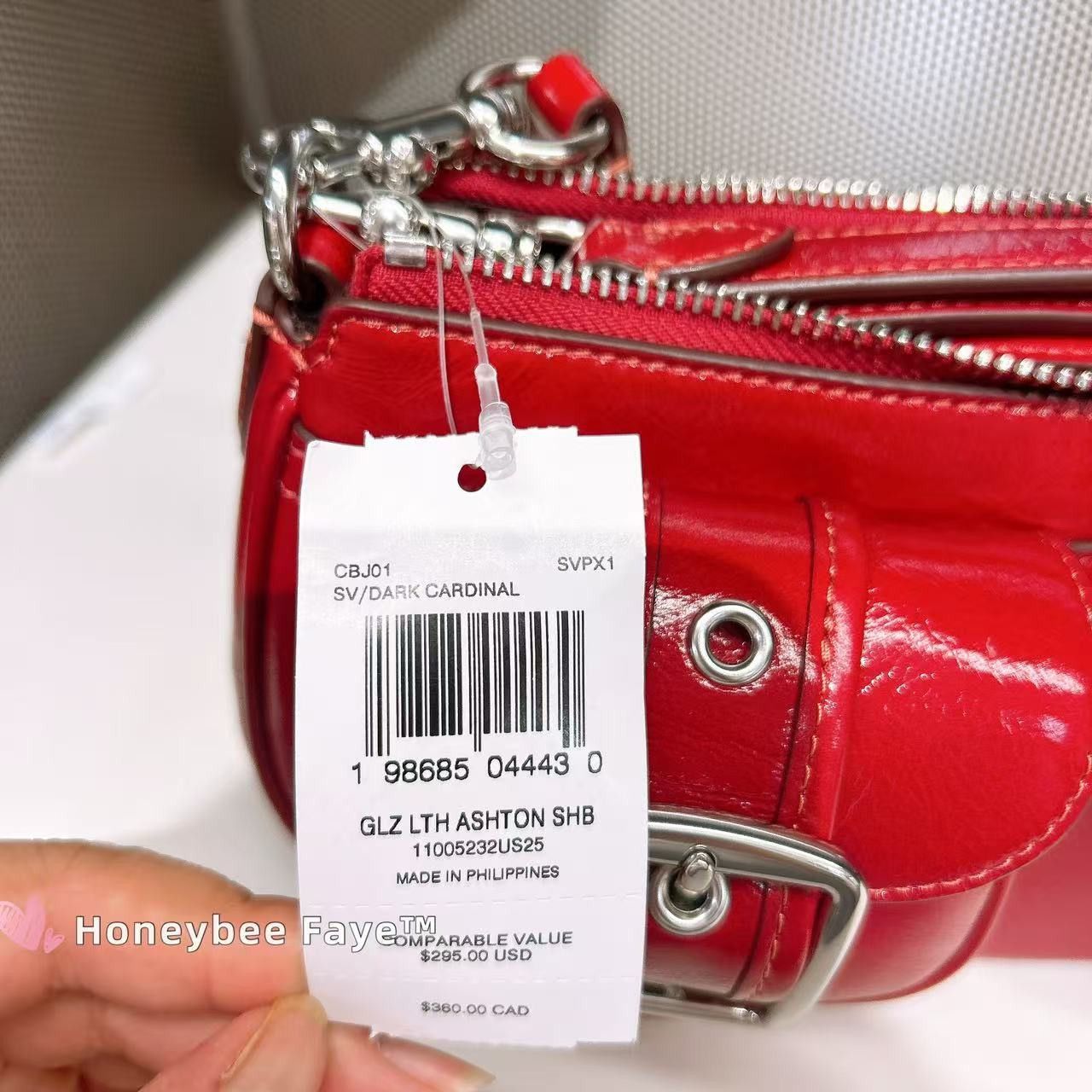 Coach Ashton Bag CBJ01Dark Cardinal Size ONE SIZE - 6 Thumbnail