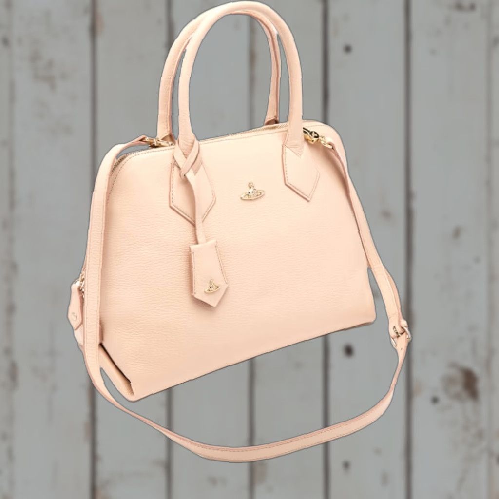 Vivienne Westwood Vivienne Westwood Balmoral Grain Leather Pink Bag Womens Bag Pink FVINTAGE Size ONE SIZE - 1 Thumbnail