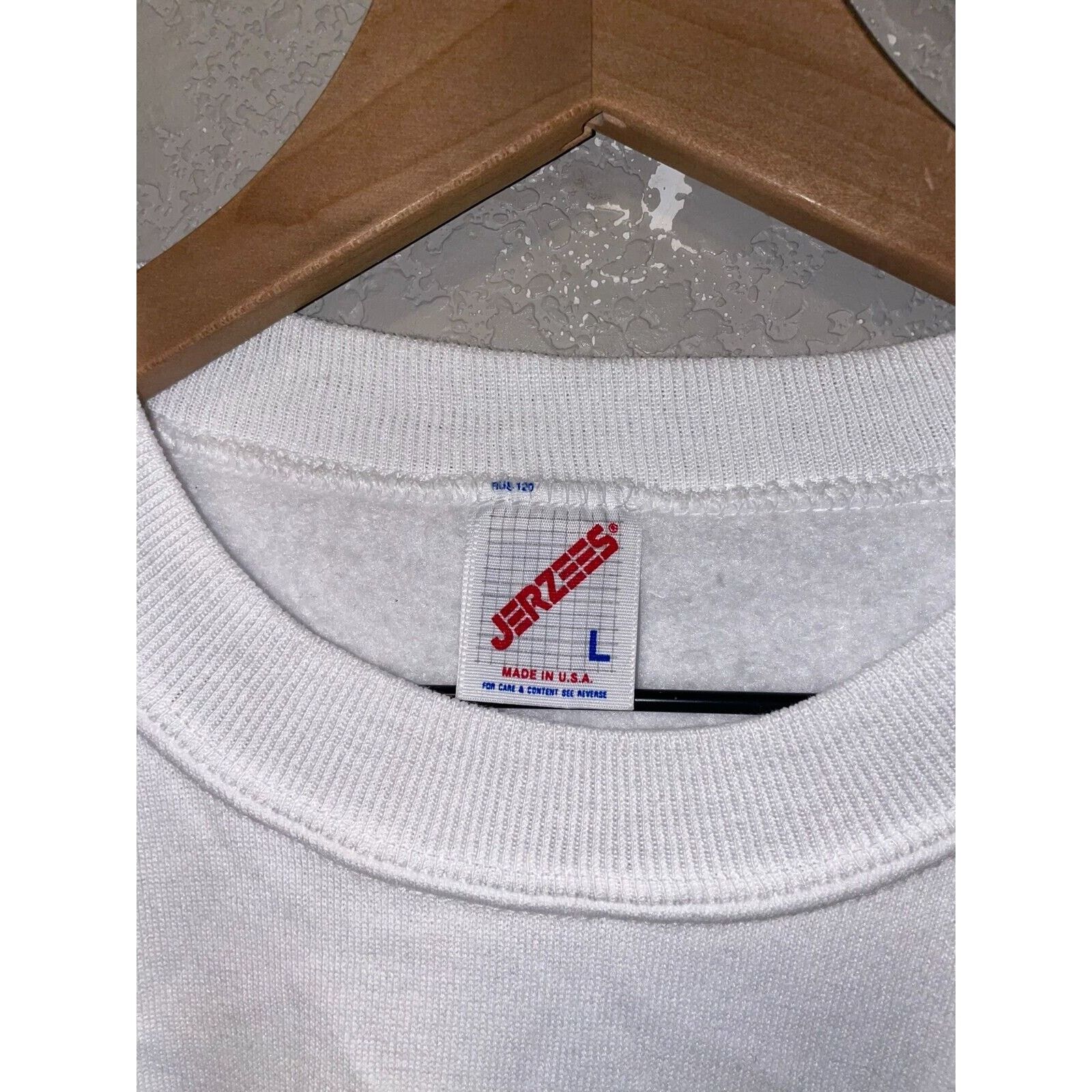 Jerzees Vintage Teacher Sweatshirt National Project Wet Water 90s L Size US L / EU 52-54 / 3 - 7 Thumbnail