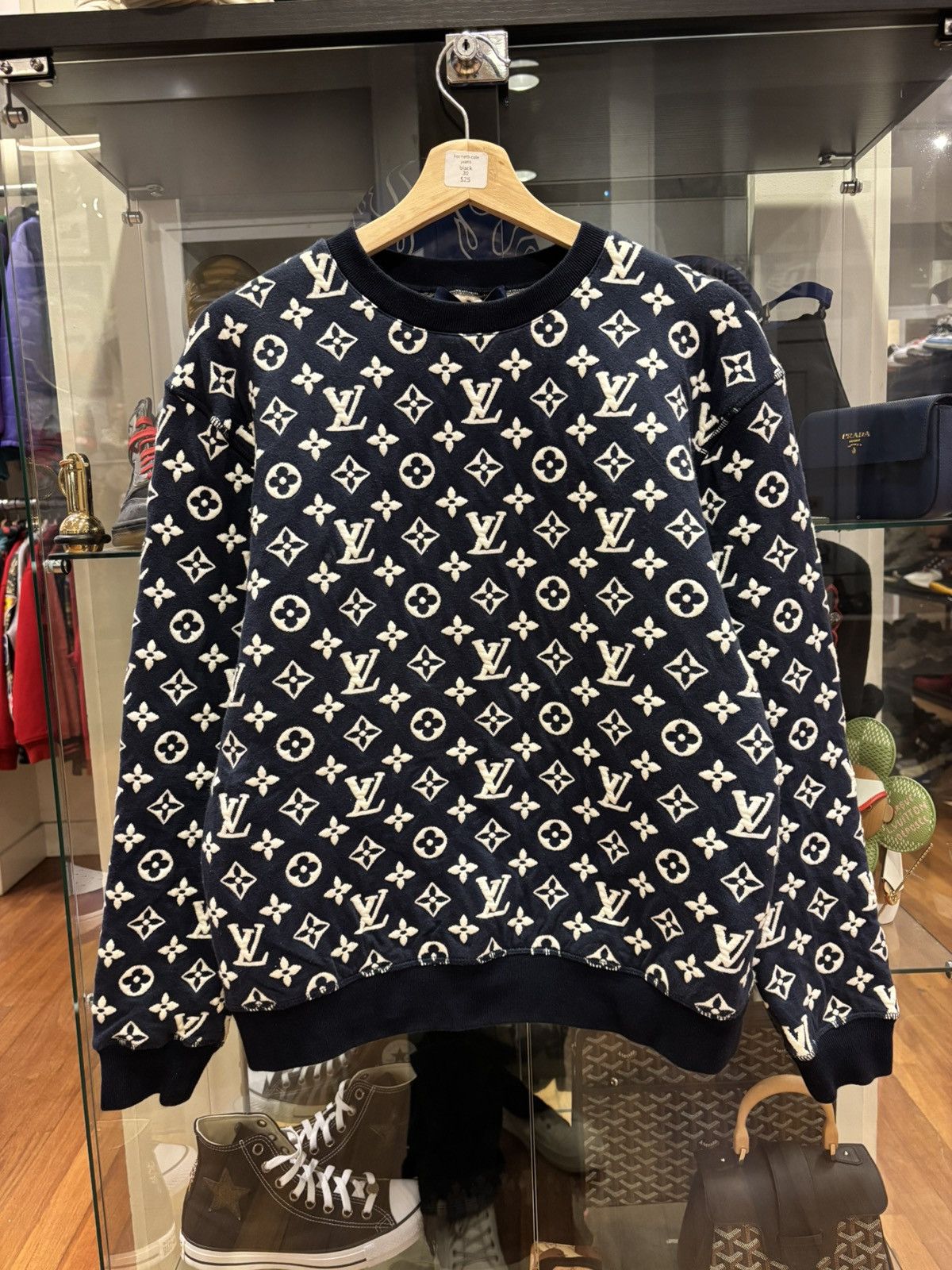 Louis Vuitton Louis Vuitton Monogram Crewneck Navy Size US XS / EU 42 / 0 - 1 Thumbnail