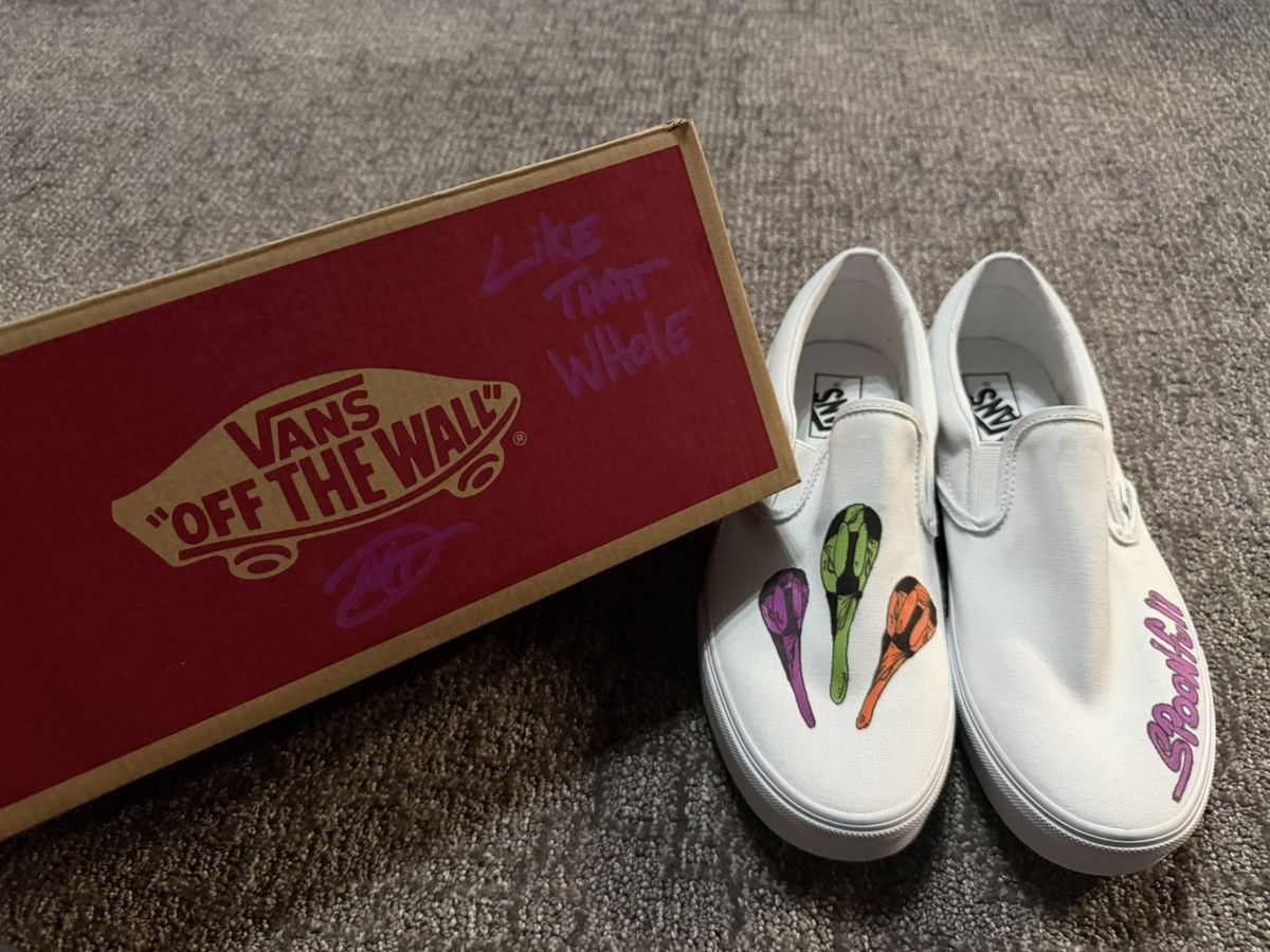 Matty Boy Chrome Hearts Matty Boy Low-Cut Slip-On Sneakers Size US 10 / EU 43 - 1 Thumbnail
