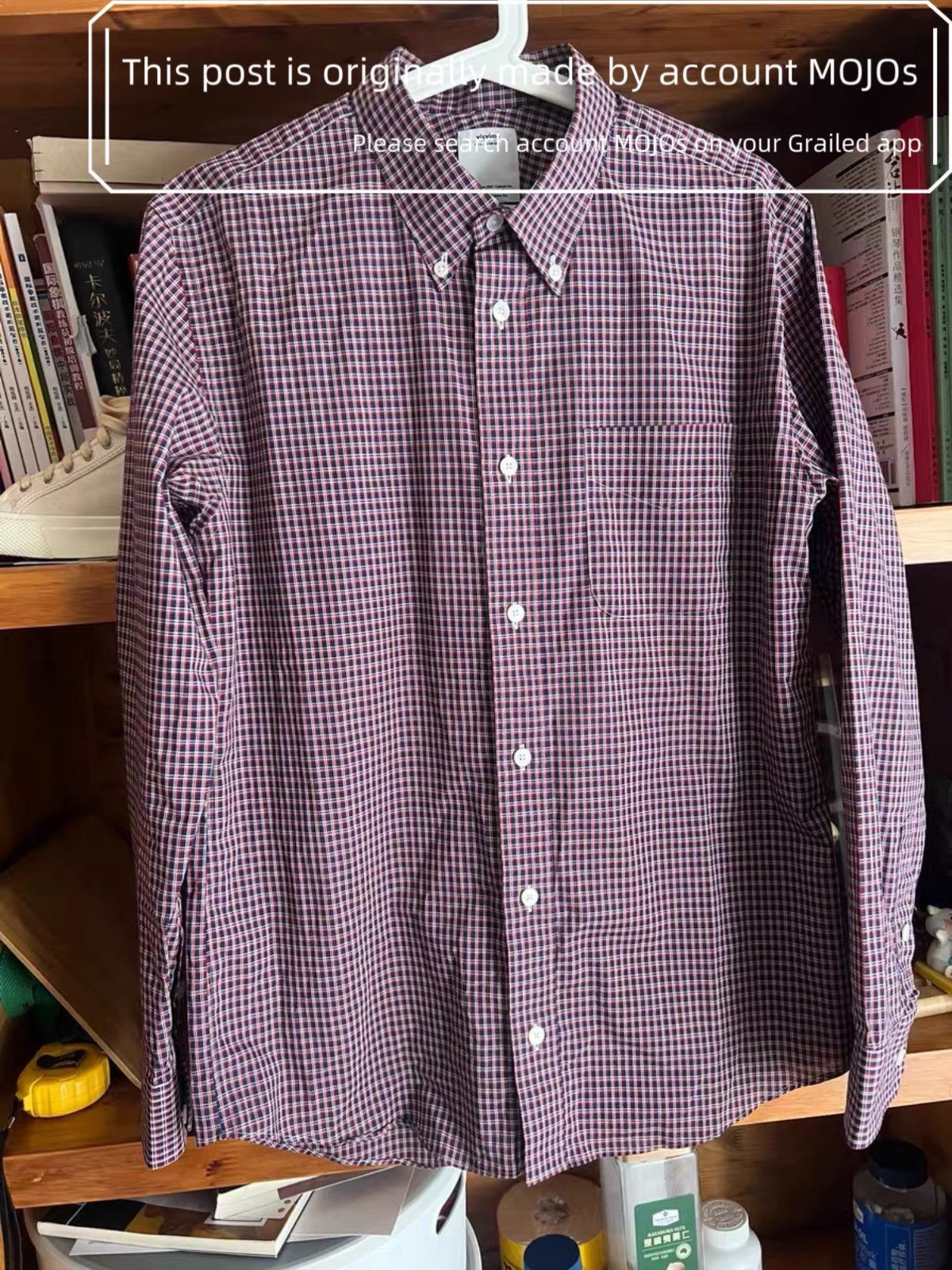 Visvim Sz M Visvim Early Period Vintage Plaid Shirt mojos431 Size US M / EU 48-50 / 2 - 2 Thumbnail