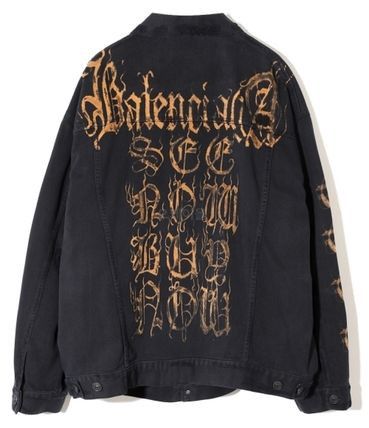 Balenciaga large fit jacket peach pitch black Size US M / EU 48-50 / 2 - 1 Thumbnail