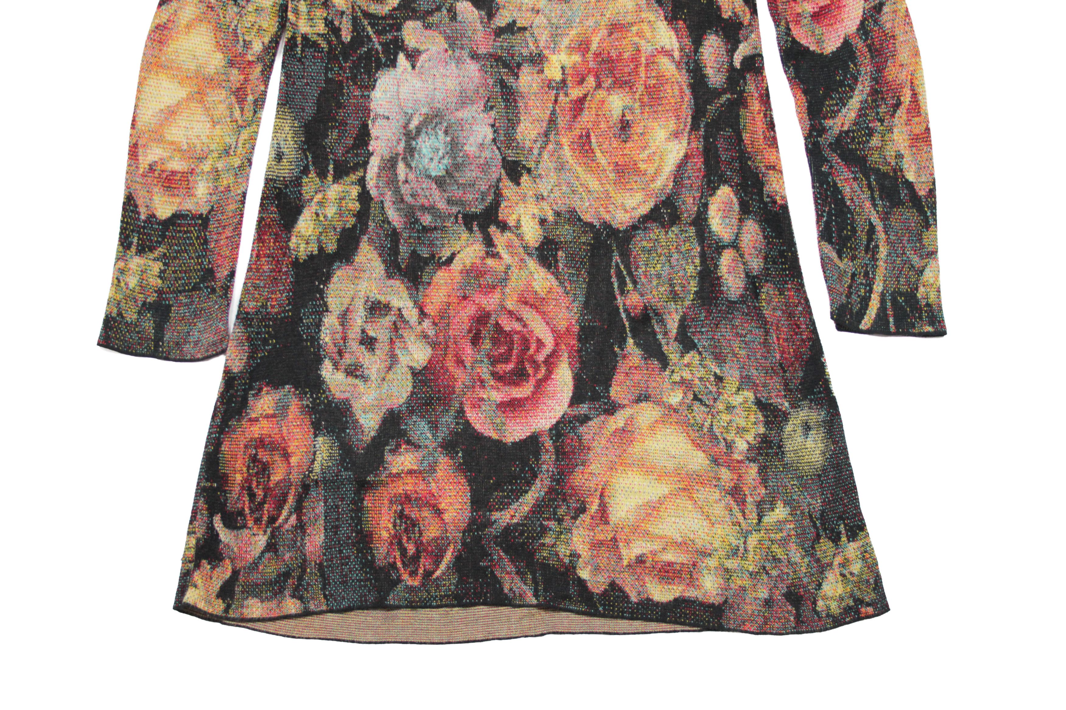 Other Ivko Brocade Pattern Floral Knit Dress Size M / US 6-8 / IT 42-44 - 6 Thumbnail