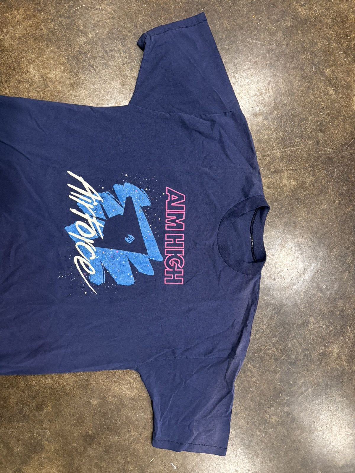 Vintage Vintage 90s Air Force Graphic Tee Size US M / EU 48-50 / 2 - 8 Thumbnail