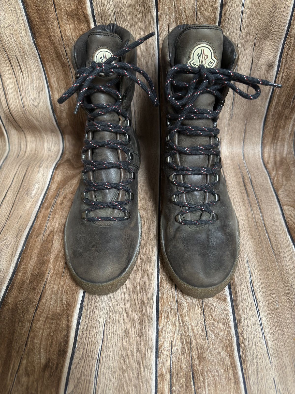 Moncler 🔥rare lace up hiking boots Size US 8 / EU 41 - 4 Thumbnail