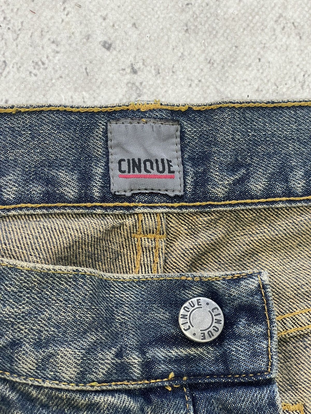 Japanese Brand Rare japanese baggy jnco style washed jeans y2k Size US 34 / EU 50 - 8 Thumbnail