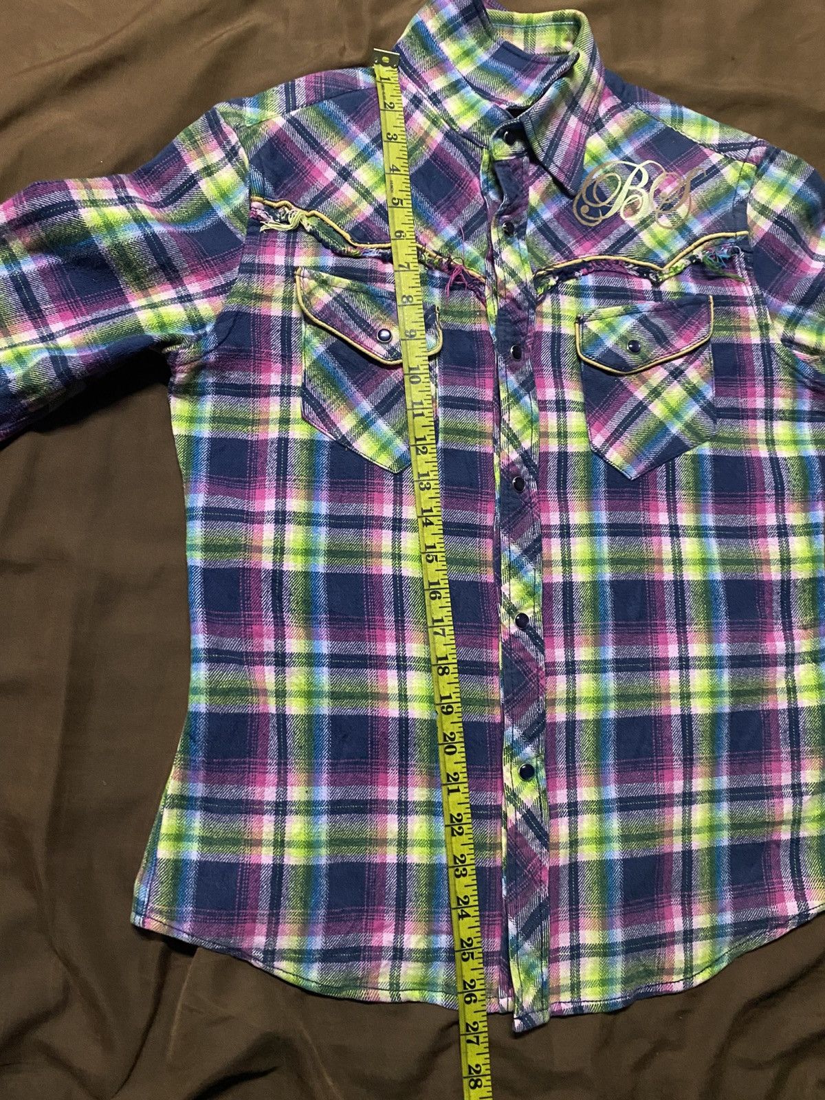 Japanese Brand Beach Sound Multicolor Western Snap Button Shirt Size S / US 4 / IT 40 - 9 Thumbnail