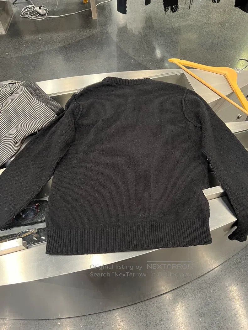 Raf Simons Raf Simons 19Aw blue velvet patch silhouette sweater Size US S / EU 44-46 / 1 - 2 Thumbnail