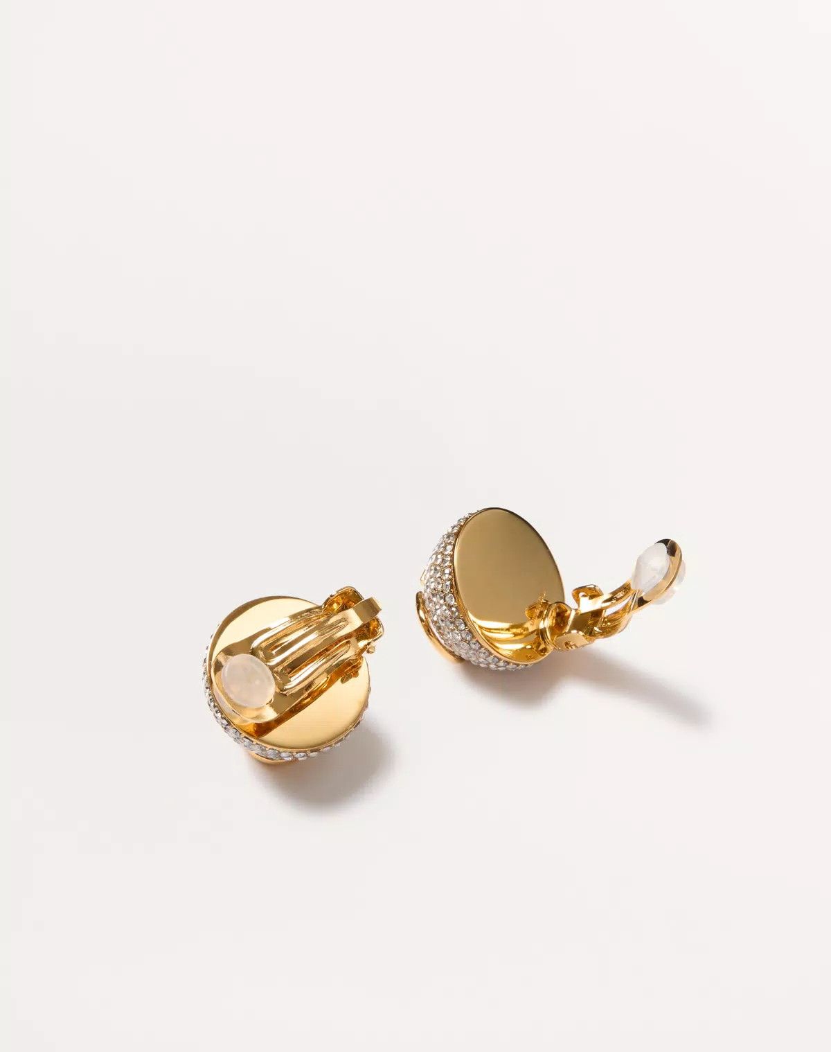 Valentino oc11z0725 Size:OS/Swarovski® Crystal Earrings in Silver/Gold Size ONE SIZE - 4 Thumbnail