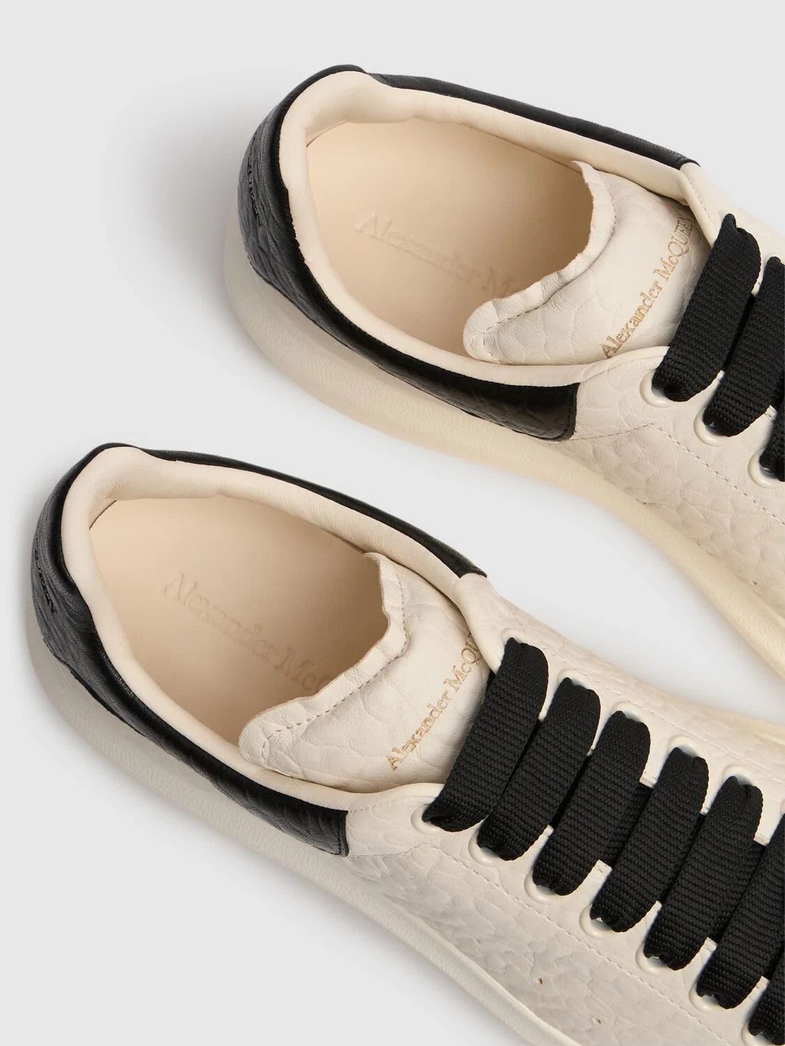 Alexander McQueen ALEXANDER MCQUEEN Men's Oversized B/W Sneakers New Size US 12 / EU 45 - 3 Thumbnail