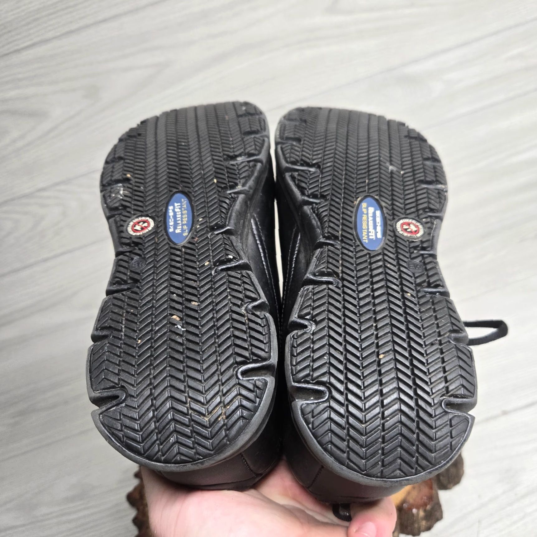SKECHERS Skechers Relaxed Fit Flex Sole Sneakers - Black - Women's - Size 10 - Slip Resistant - Memory Foam - Low Top Athletic Shoes Size US 10 / IT 40 - 7 Thumbnail