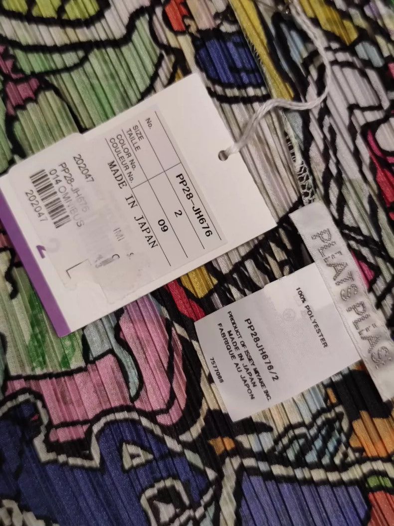 Issey Miyake Issey Miyake size:2 Colorful comic dress Size M / US 6-8 / IT 42-44 - 3 Thumbnail
