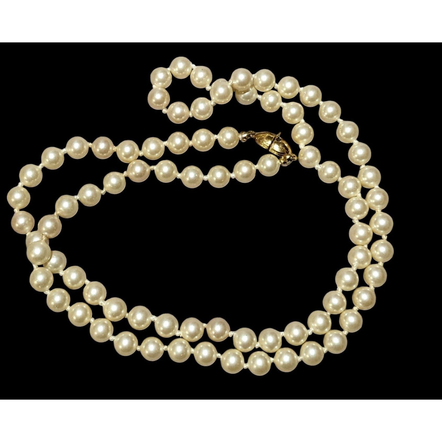 Monet Vintage Glam Monet Beaded Faux Pearl Necklace Size ONE SIZE - 1 Thumbnail