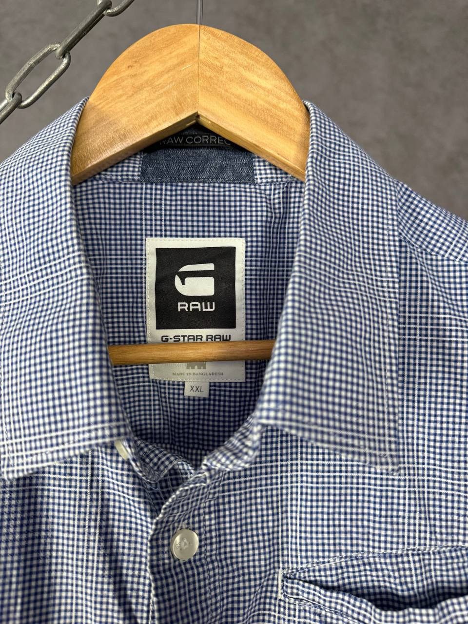 G-Star G Star Raw designer checkered shirt Size US XXL / EU 58 / 5 - 4 Thumbnail