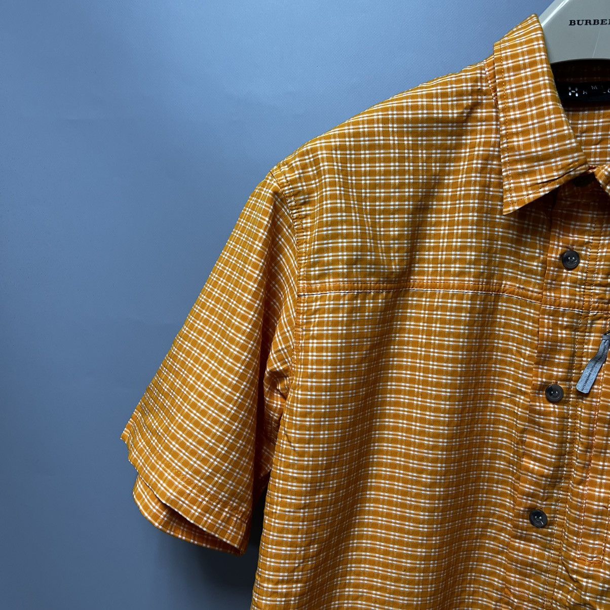 Haglofs HAGLOFS Shirt Men's Short Sleeve Button Up Plaid Spread Neck Size US M / EU 48-50 / 2 - 2 Thumbnail