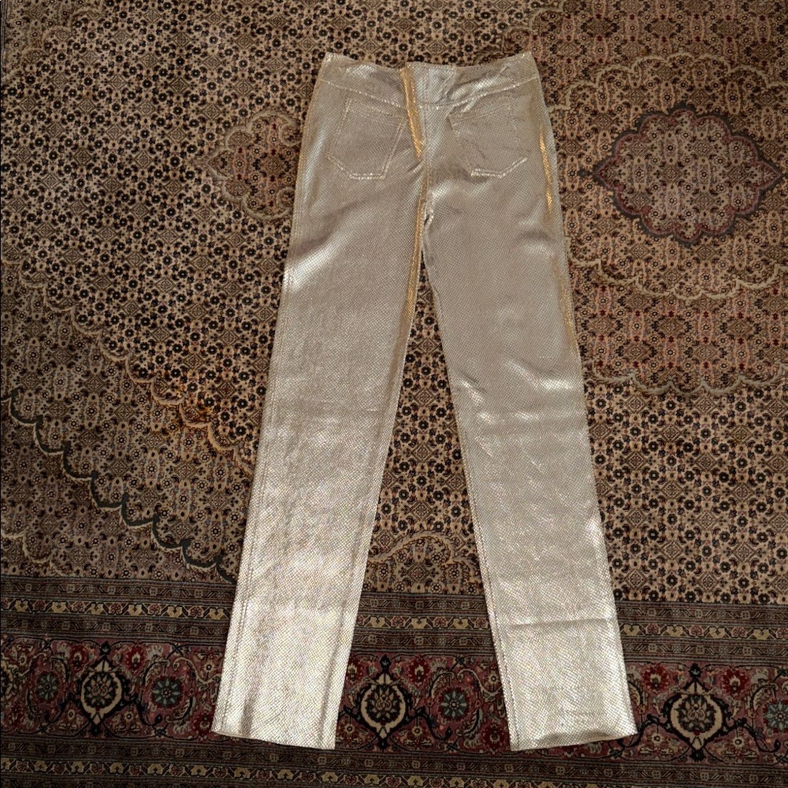 La Perla Marvel by La Perla Snakeskin Women's High Rise Jeans Size 44 Size 32" / US 10 / IT 46 - 7 Thumbnail
