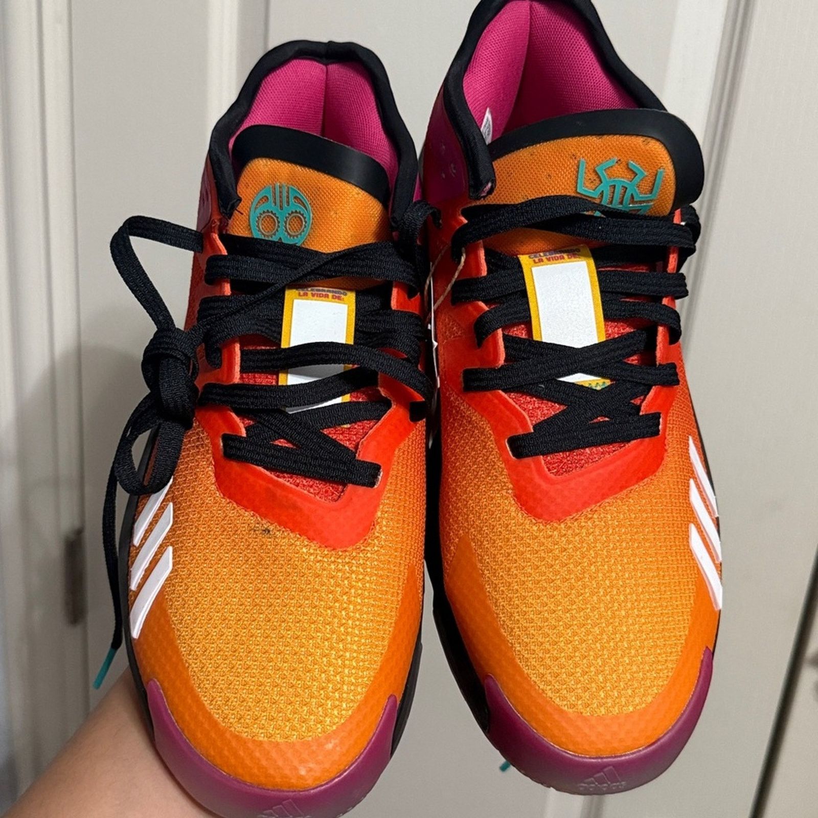 Adidas ADIDAS D.O.N. Issue #4 Day of the Dead Sneakers Size US 9 / EU 42 - 2 Thumbnail