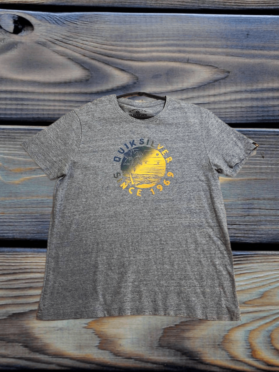 Quiksilver Vintage Y2k Quiksilver Spellout Logo tee Size US XL / EU 56 / 4 - 1 Thumbnail
