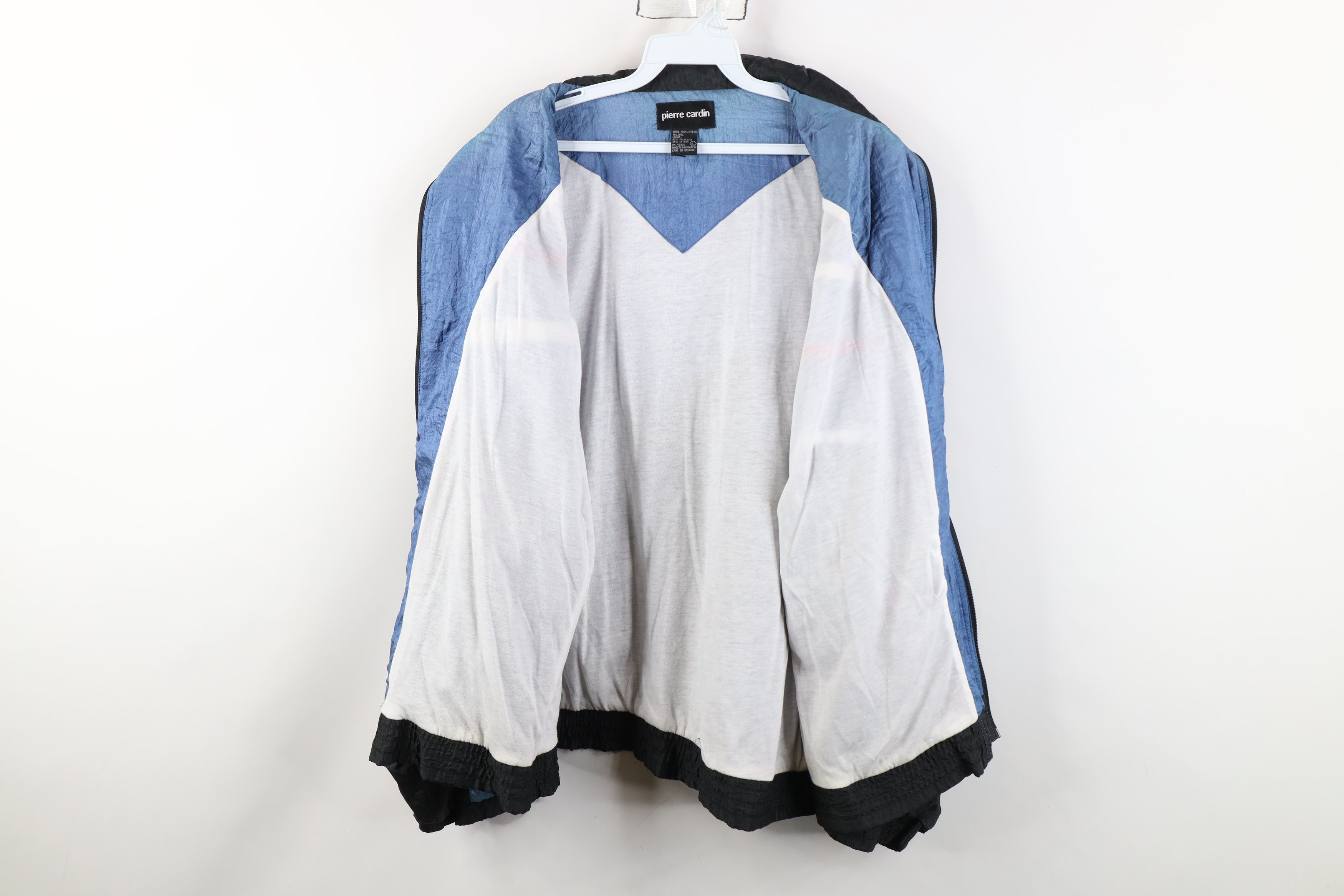 Pierre Cardin Vintage 90s Pierre Cardin Block Lined Windbreaker Jacket Size US L / EU 52-54 / 3 - 11 Thumbnail