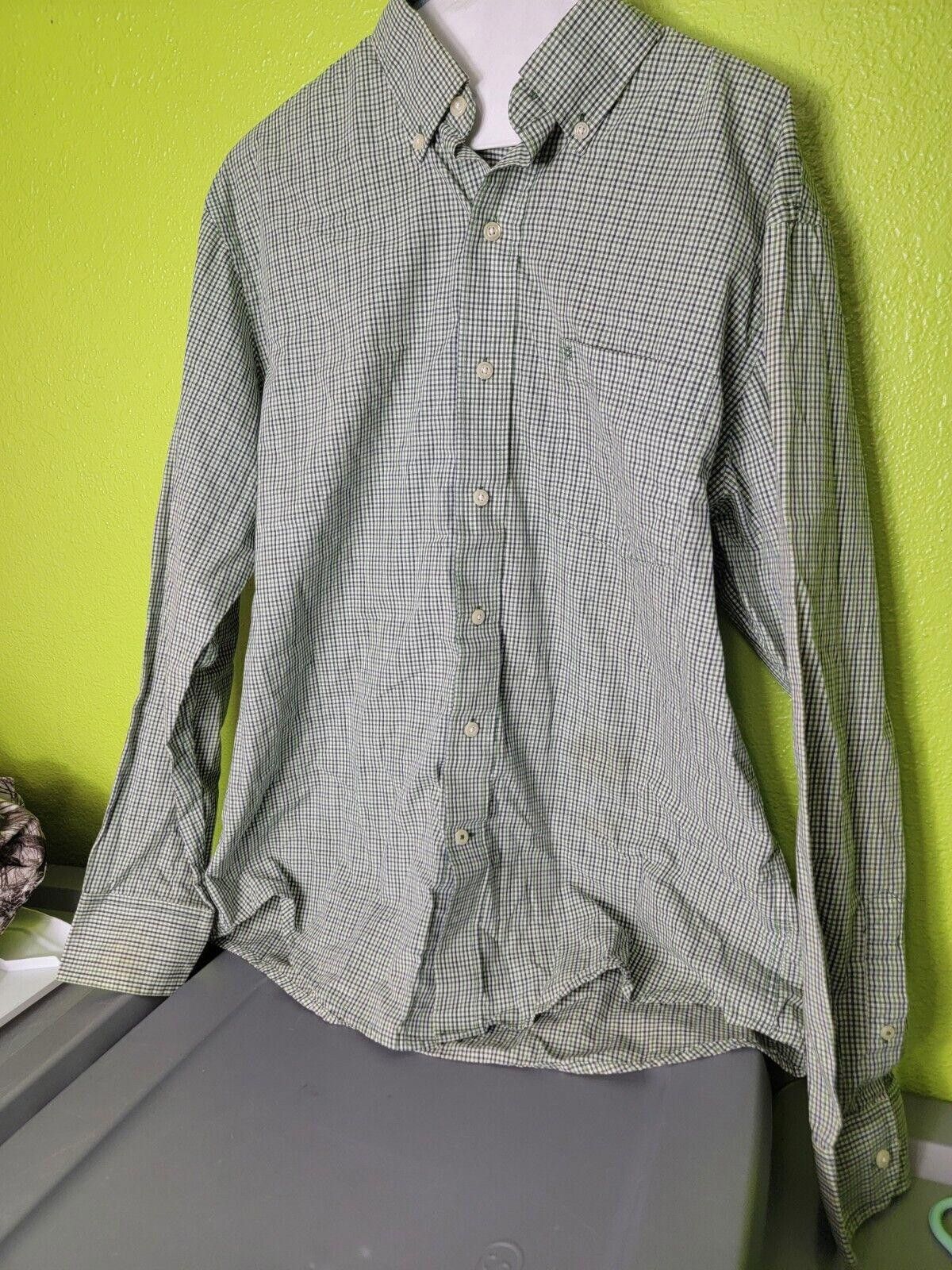 Izod IZOD Button Down Shirt Long Sleeve Mens Multi Color Checker Size US M / EU 48-50 / 2 - 1 Thumbnail