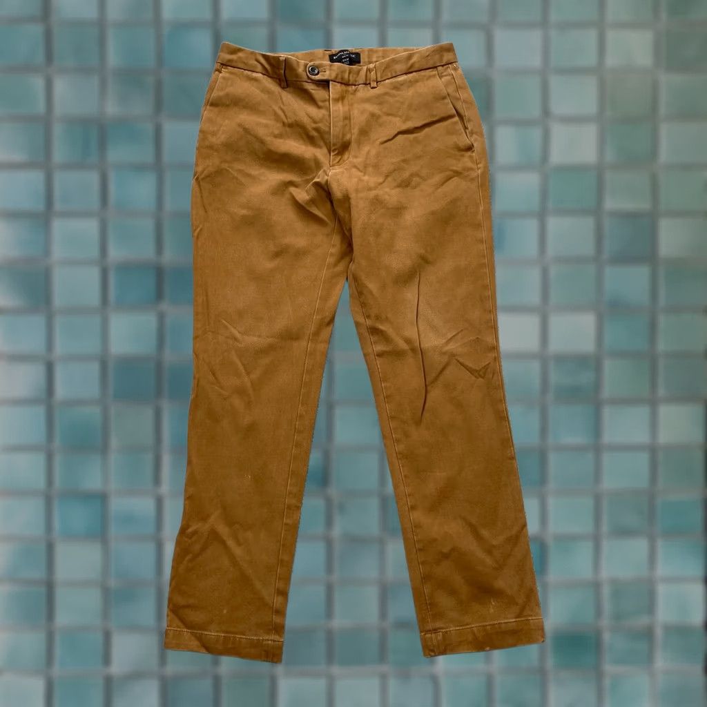 Banana Republic Banana Republic Pants Mens 32x32 Chino Cotton Stretch Straight Leg Casual Workwear 32 Brown Mens Size US 32 / EU 48 - 1 Thumbnail