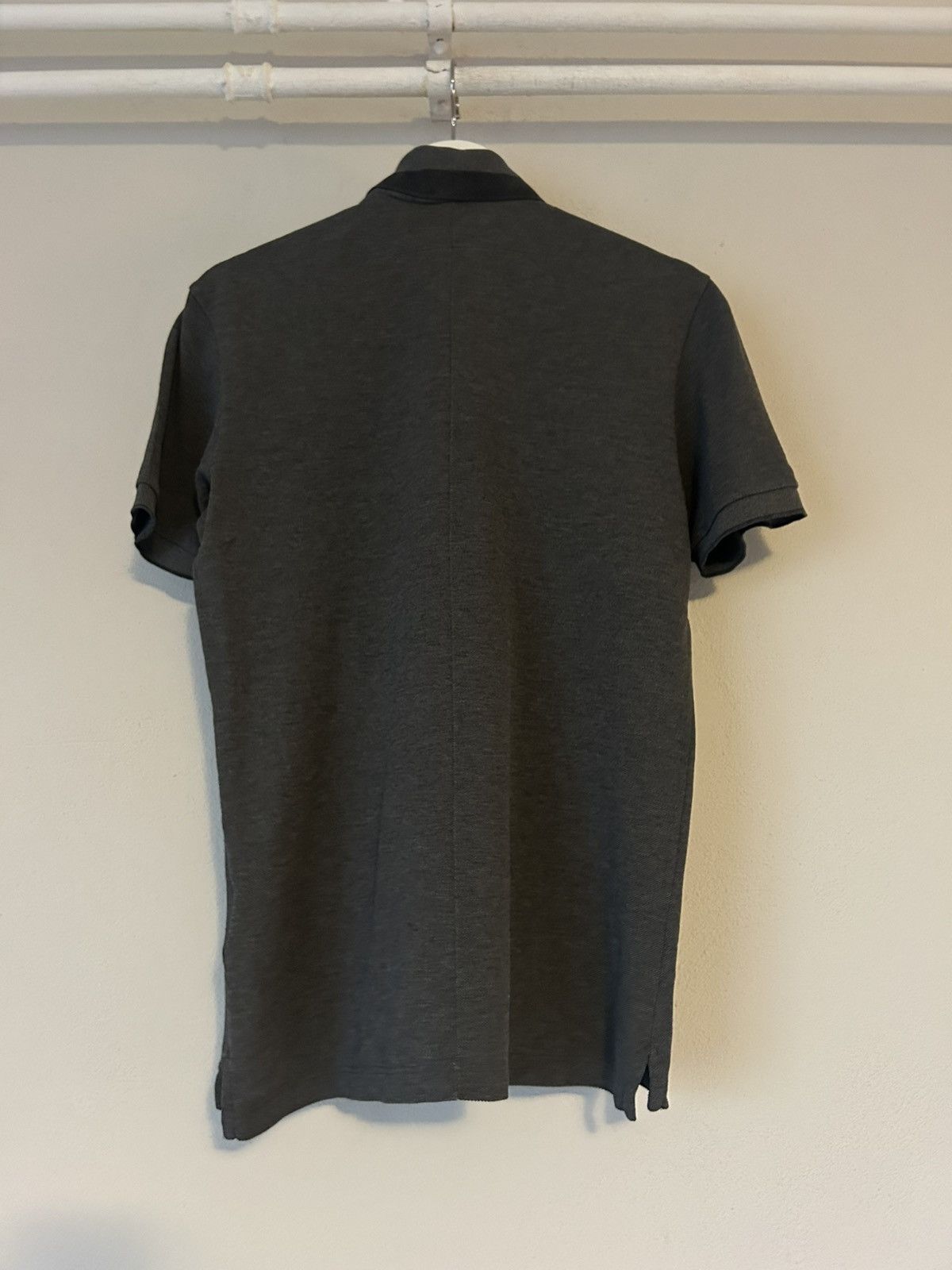Givenchy Gray Polo with Who Dares Wins Monkey Embroidered Patch Size US S / EU 44-46 / 1 - 7 Thumbnail