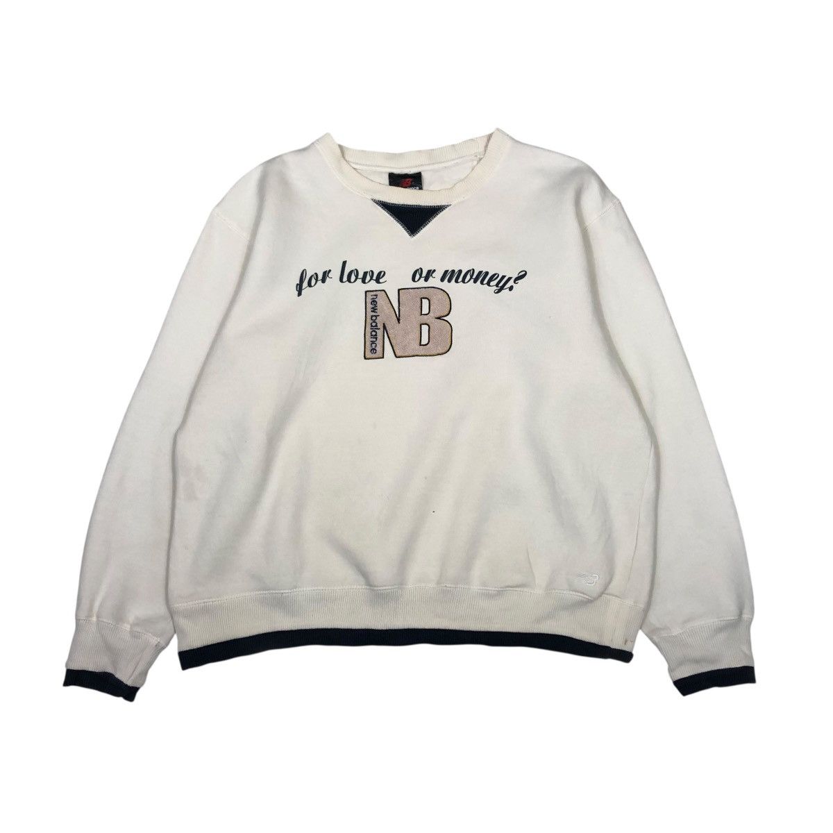 Japanese Brand 🔥VINTAGE SWEATSHIRT NEW BALANCE BIG LOGO Size US M / EU 48-50 / 2 - 1 Thumbnail
