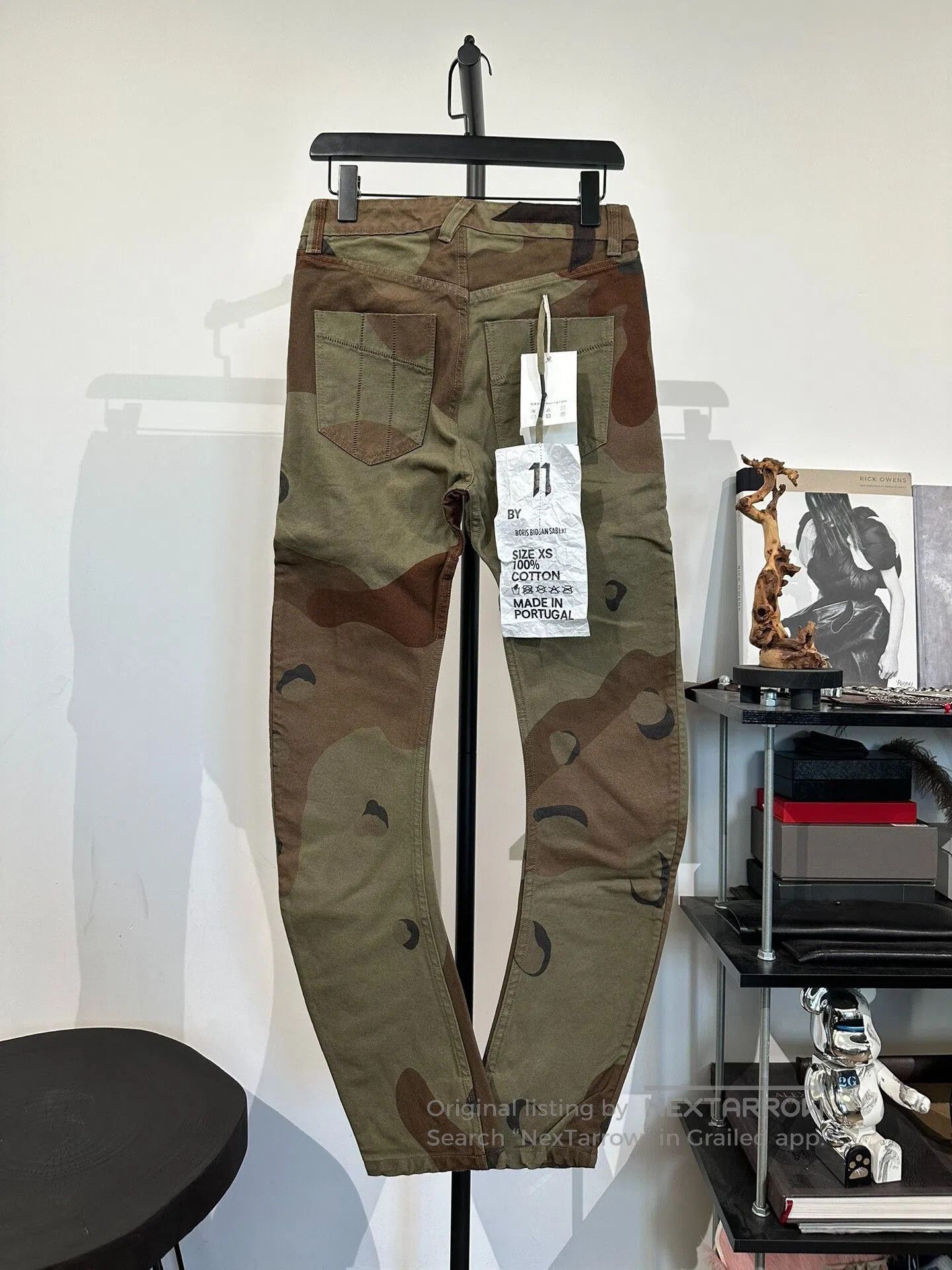 11 By Boris Bidjan Saberi Boris Bidjan Saberi 11by BBS P1 Camo Canvas Pants. Size US 26 / EU 42 - 1 Thumbnail