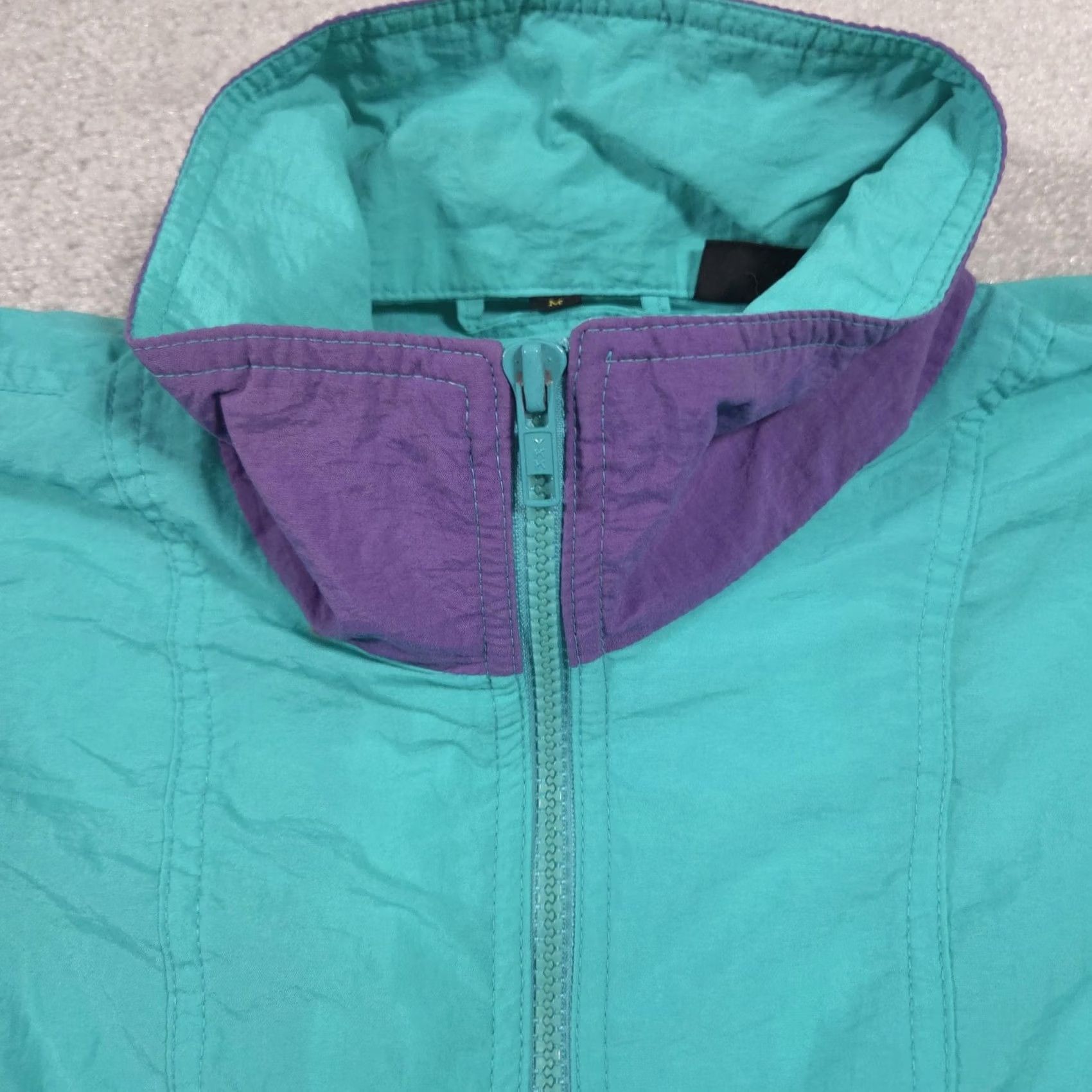 Vintage VINTAGE Salem Fresh Gear Jacket Mens Medium Green Full Zip Windbreaker 90s Size US M / EU 48-50 / 2 - 5 Thumbnail