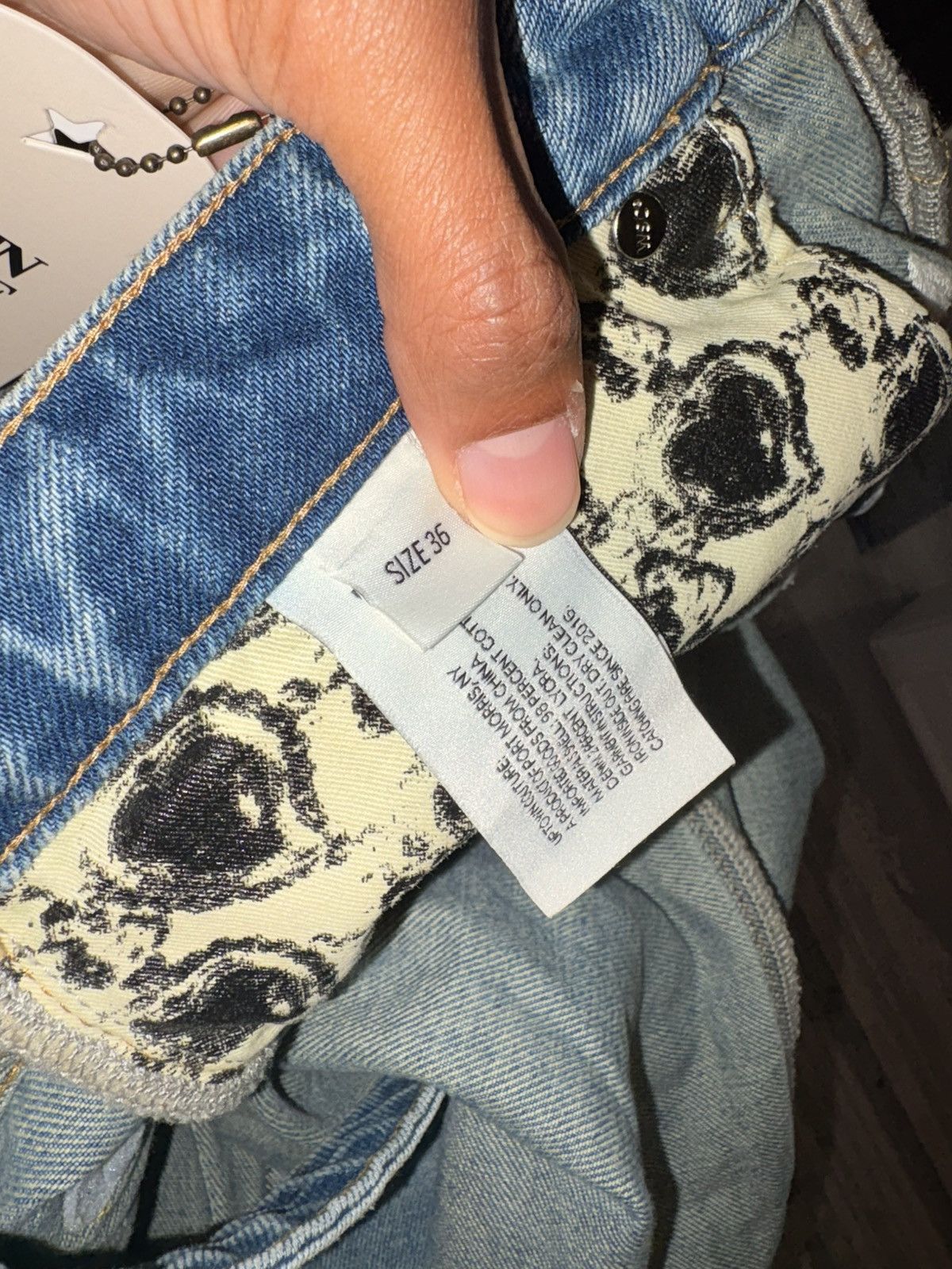 Whensmokeclears WHENSMOKECLEARS Hotel Capsule Denim Pants Size US 36 / EU 52 - 6 Thumbnail