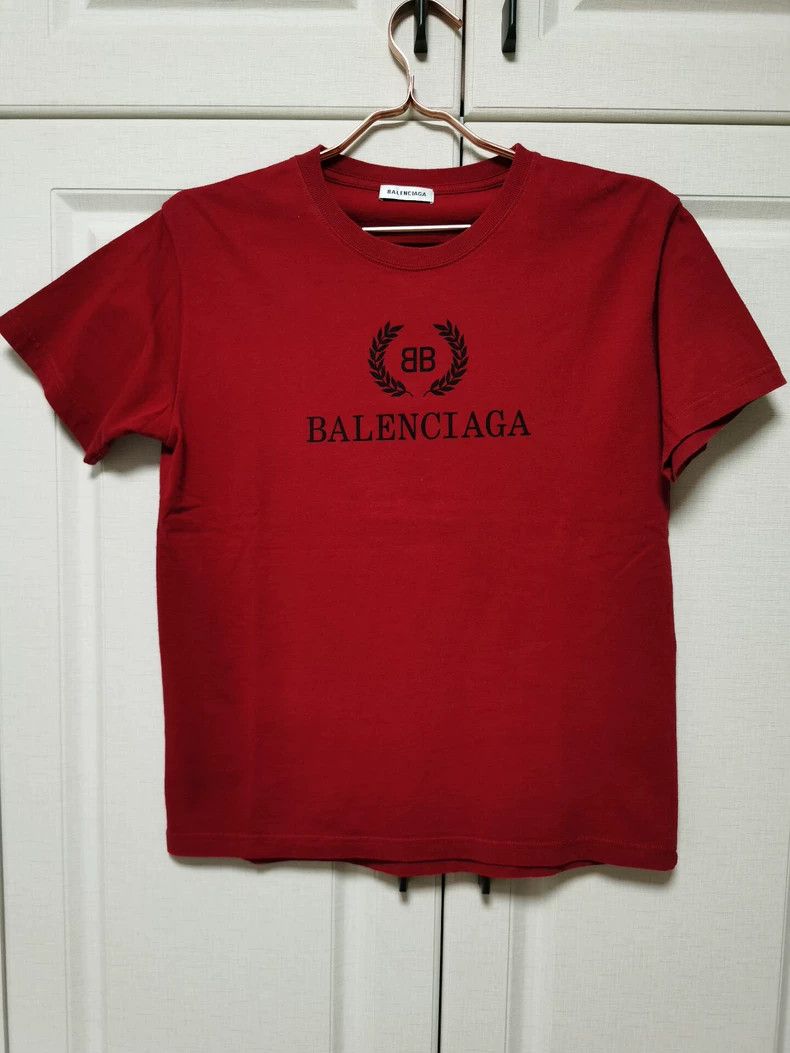 Balenciaga Balenciaga Wheat ear short sleeve Size L / US 10 / IT 46 - 1 Thumbnail