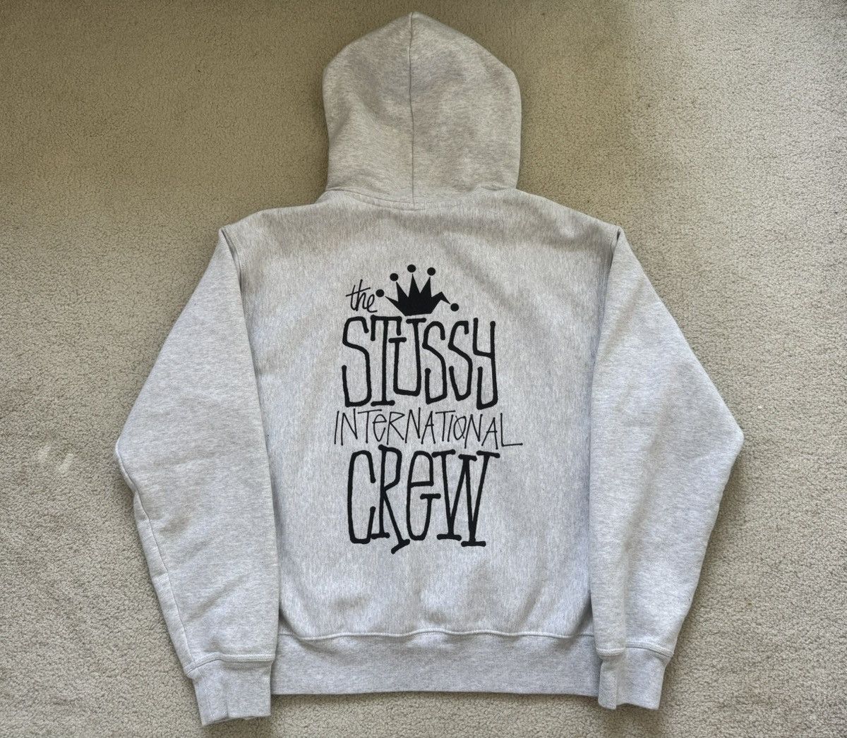 Stussy Stussy ss24 international crew hooded sweatshirt Size US L / EU 52-54 / 3 - 2 Thumbnail