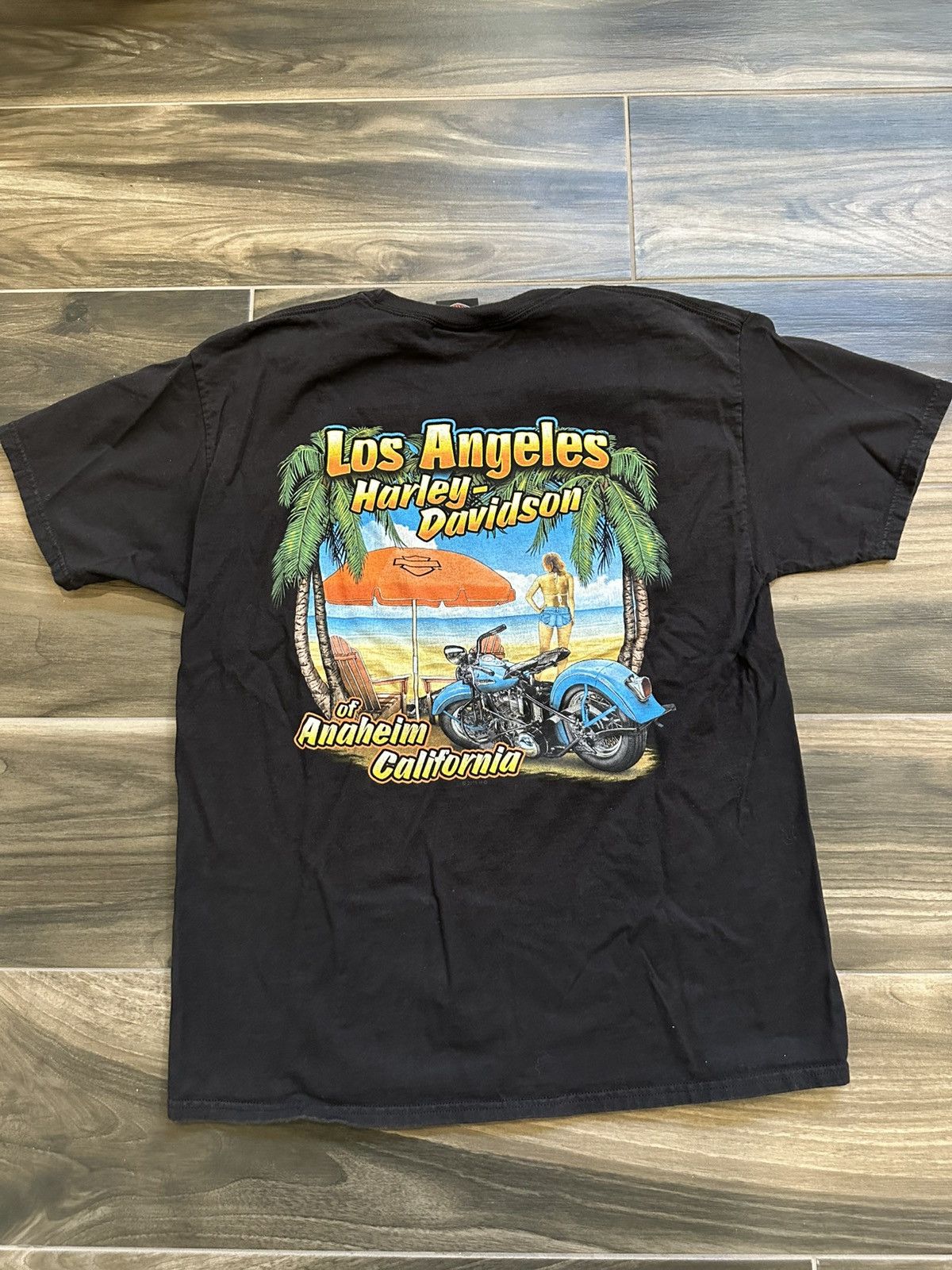 Harley Davidson × Vintage Vintage LA Harley Davidson T shirt Size US L / EU 52-54 / 3 - 2 Thumbnail