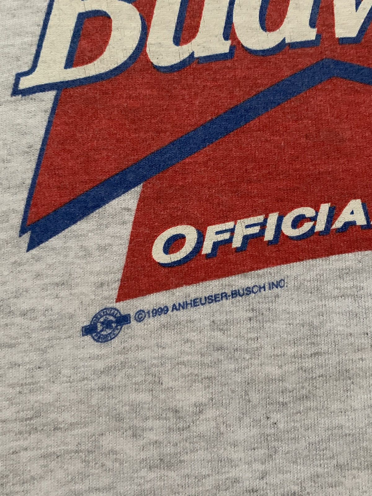 Budweiser × Vintage Budweiser Vintage 90s Painted NBA Sponsor T- Shirt Size US XL / EU 56 / 4 - 5 Thumbnail