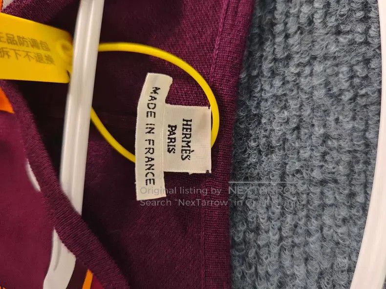 Hermes Hermes Purple Cashmere and Mulberry Silk Mixed Horse Head Size XXS / US 00 / IT 34 - 4 Thumbnail