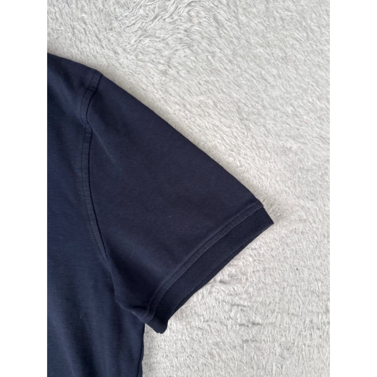 Tommy Hilfiger Tommy Hilfiger Polo Shirt Men L Blue Cotton Custom Fit Short Sleeve Slim Pocket" Size US L / EU 52-54 / 3 - 2 Thumbnail